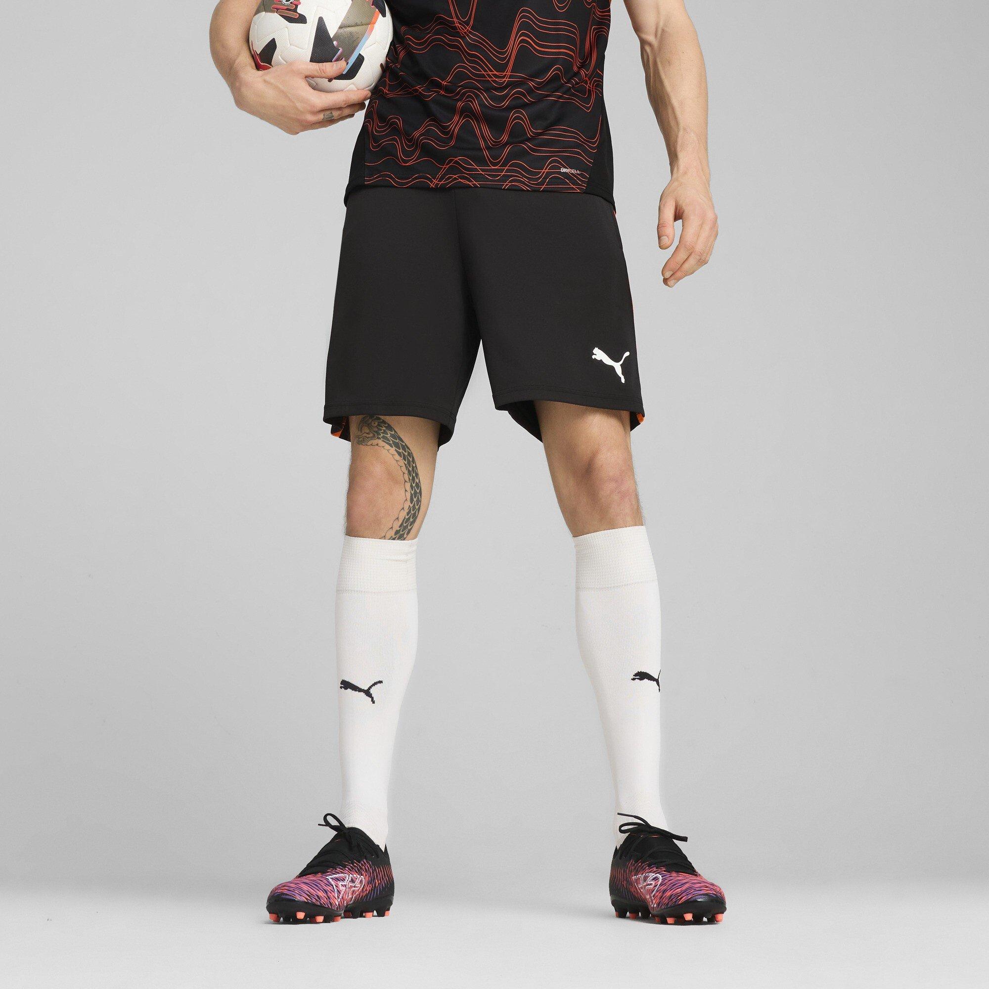 Black/Heat Fi - Puma - Puma Individualliga Training Shorts 2 (Op Football Short Mens - 3