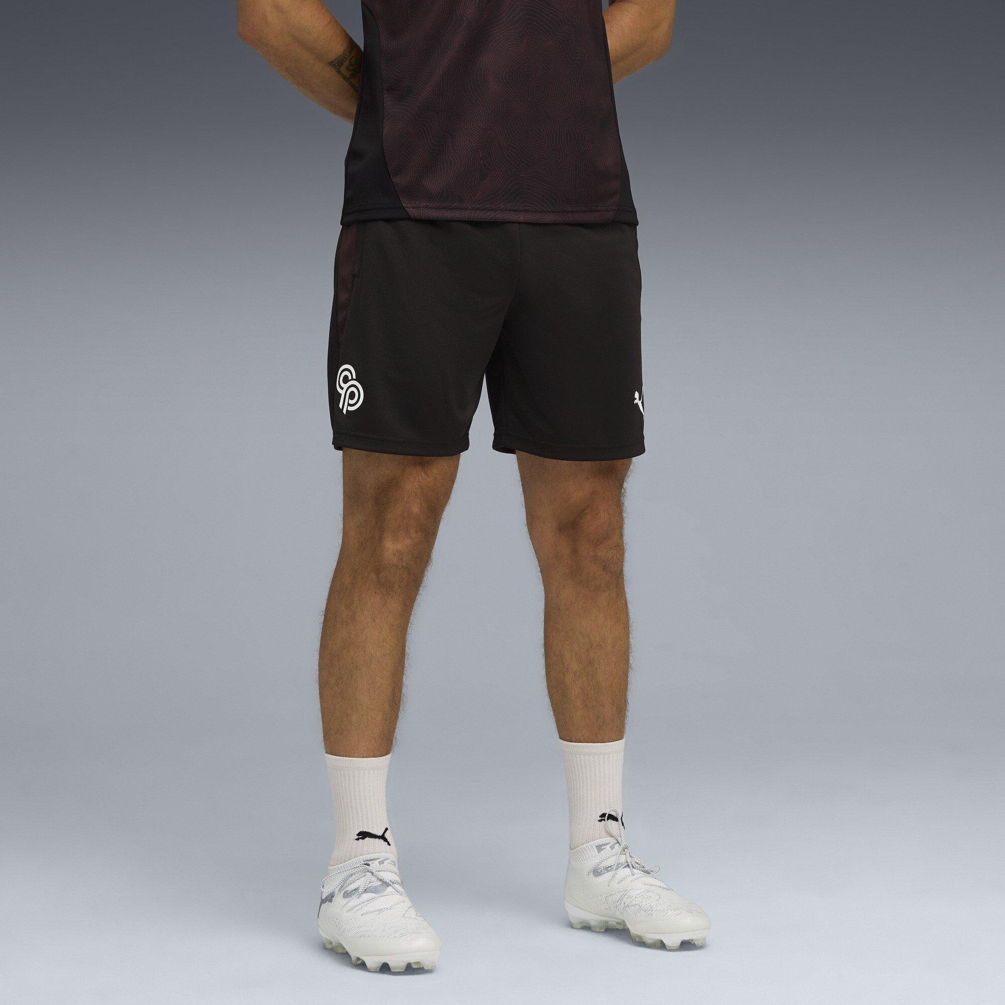 Black/Wh - Puma - Men's Never Stop Training Football Shorts - 3