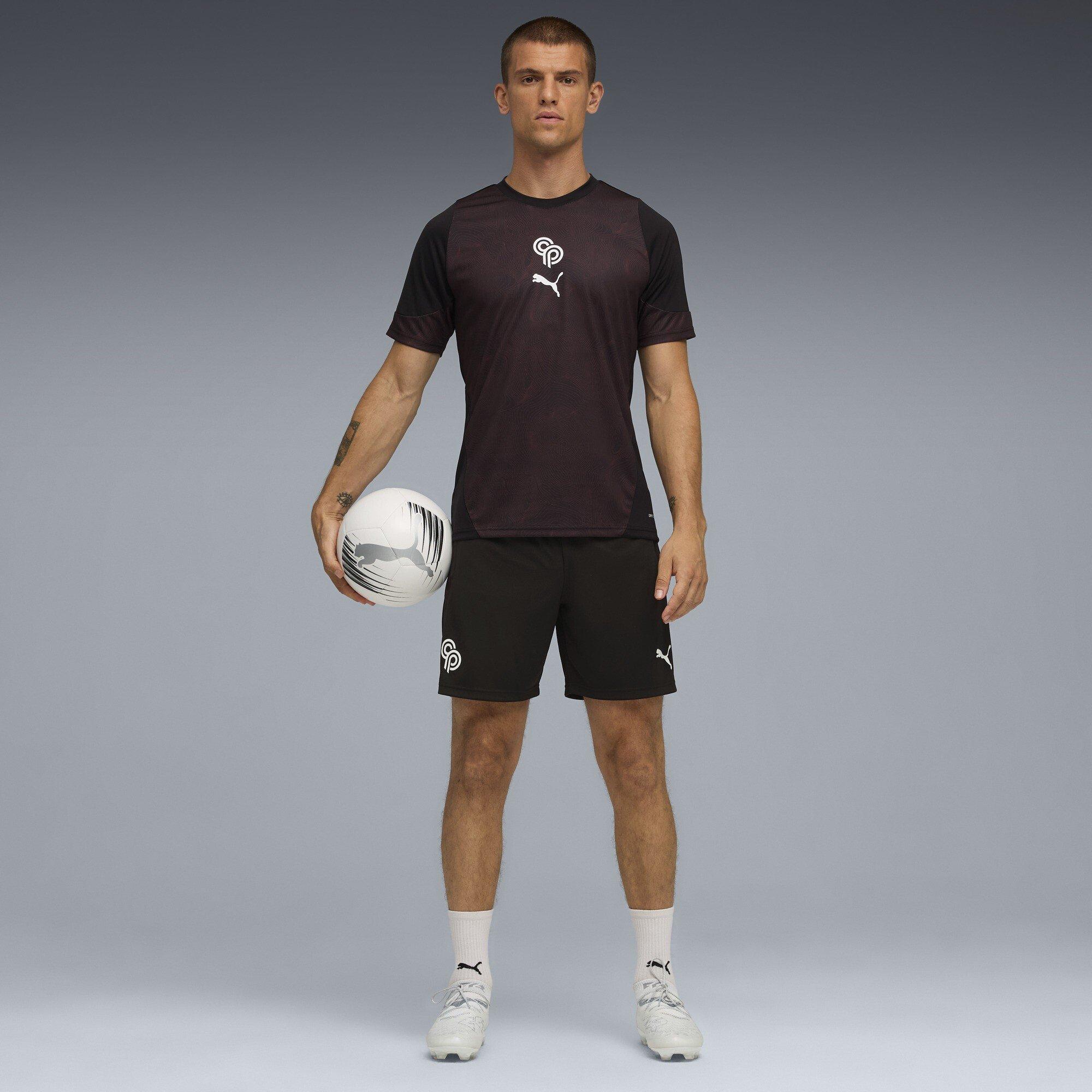 Black/Wh - Puma - Men's Never Stop Training Football Shorts - 7