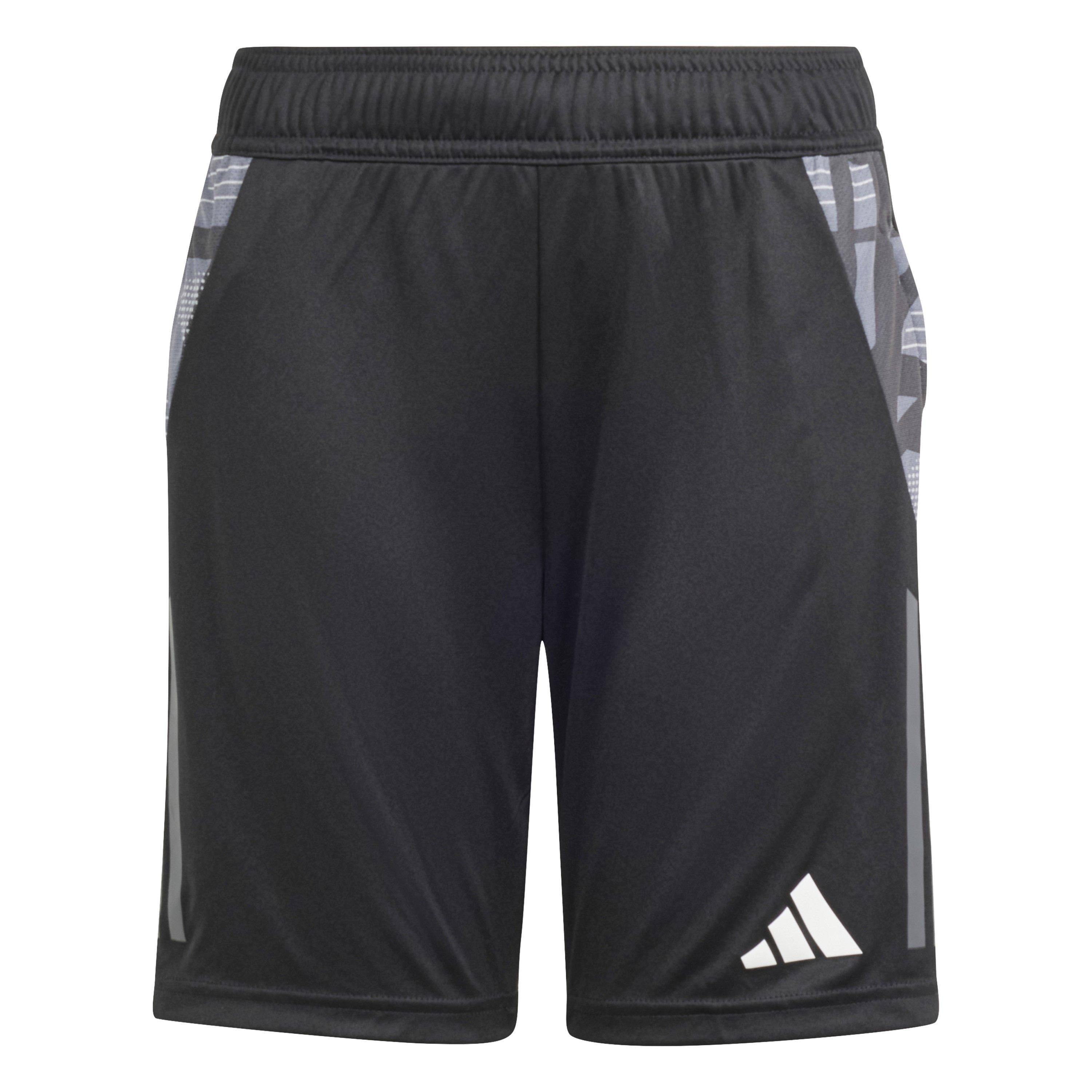 Adidas  Black/Dark Grey Kids Tiro24 Football Shorts - 15-16 Yrs