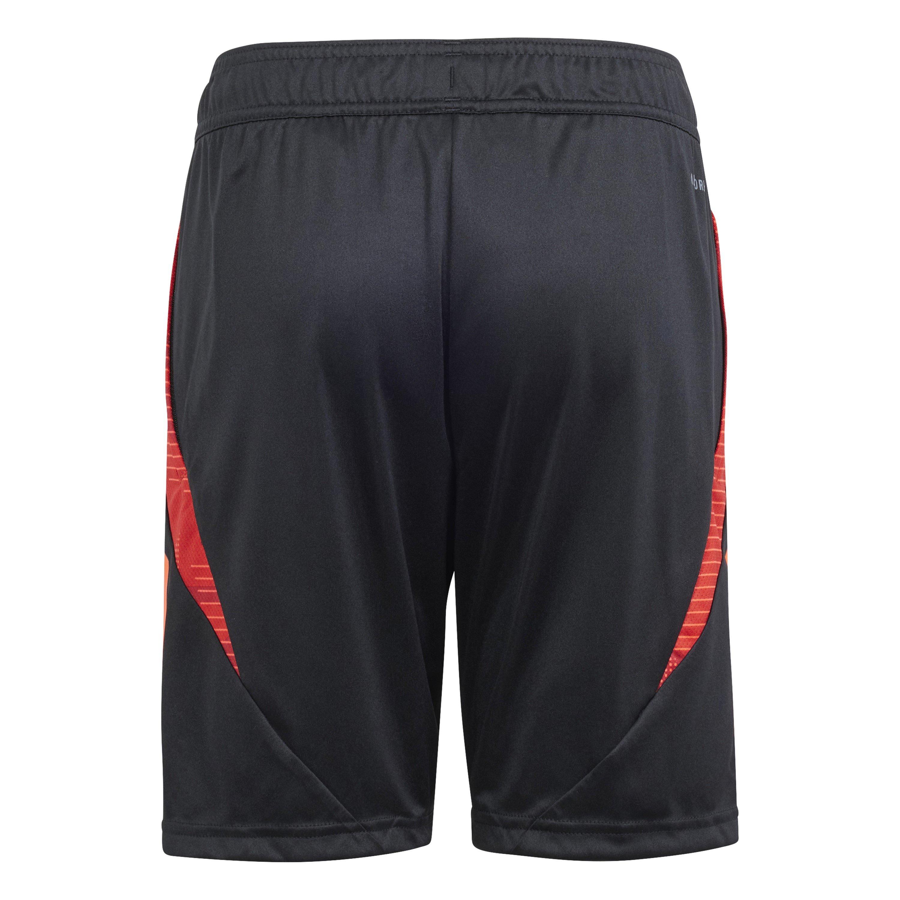 Crno/Solarno crvena - adidas - Unisex Kids' Tiro24 Football Shorts - 2