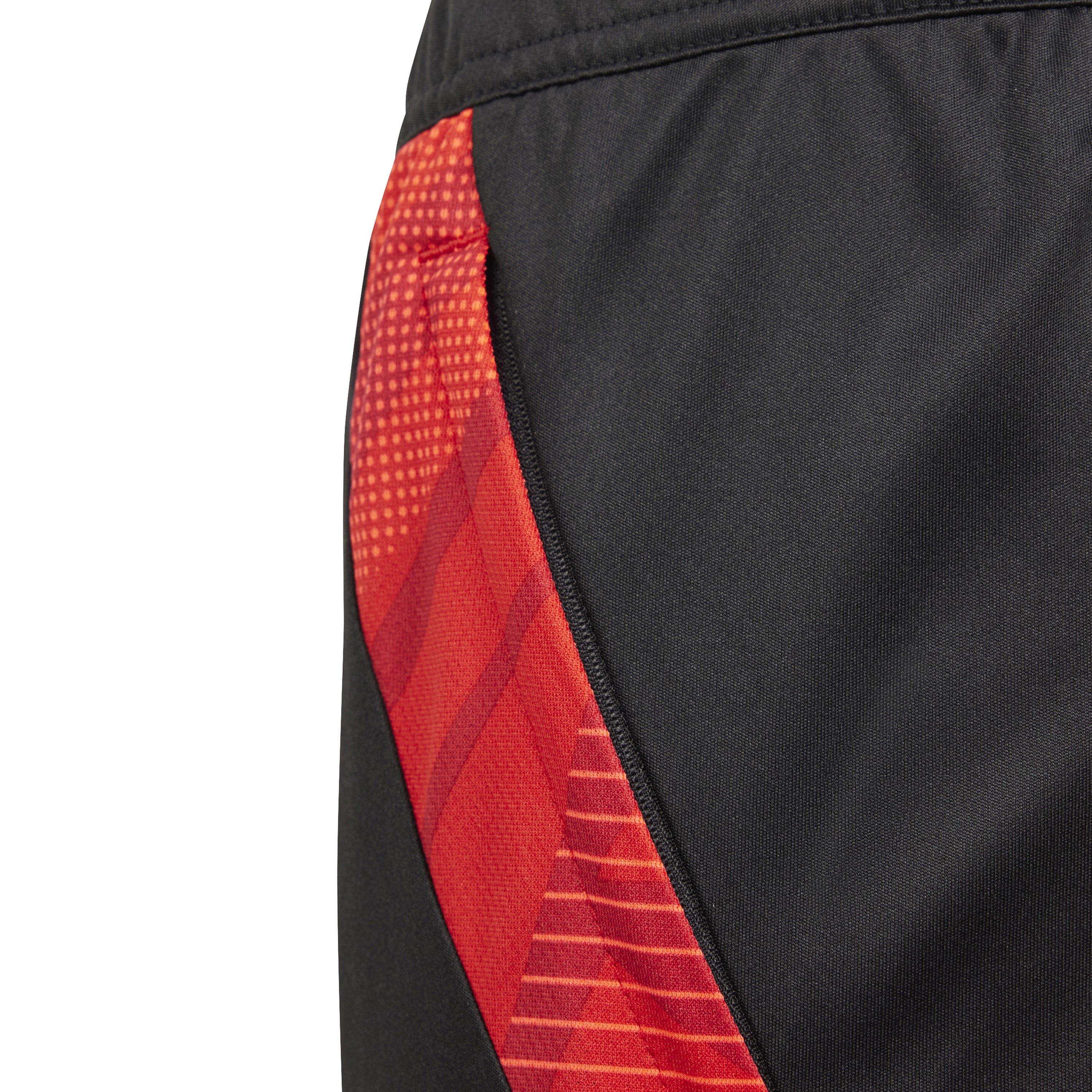 Crno/Solarno crvena - adidas - Unisex Kids' Tiro24 Football Shorts - 5