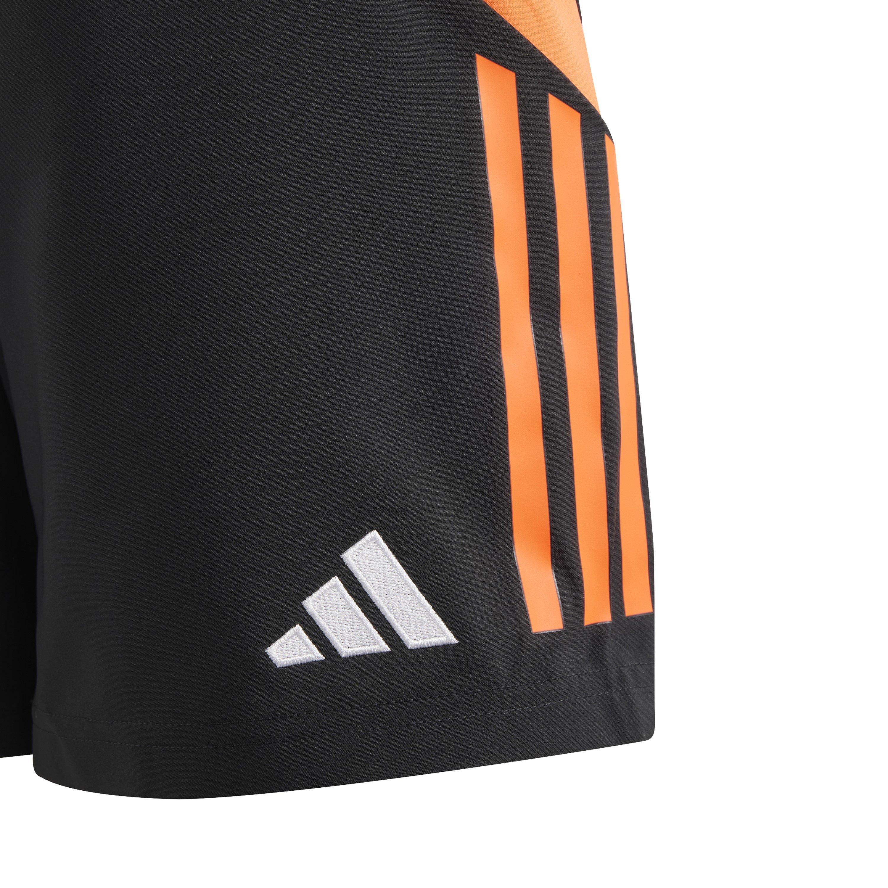 Negro/Rojo Solar - adidas - Tiro24 C Dtshoy Football Short Unisex Kids - 3