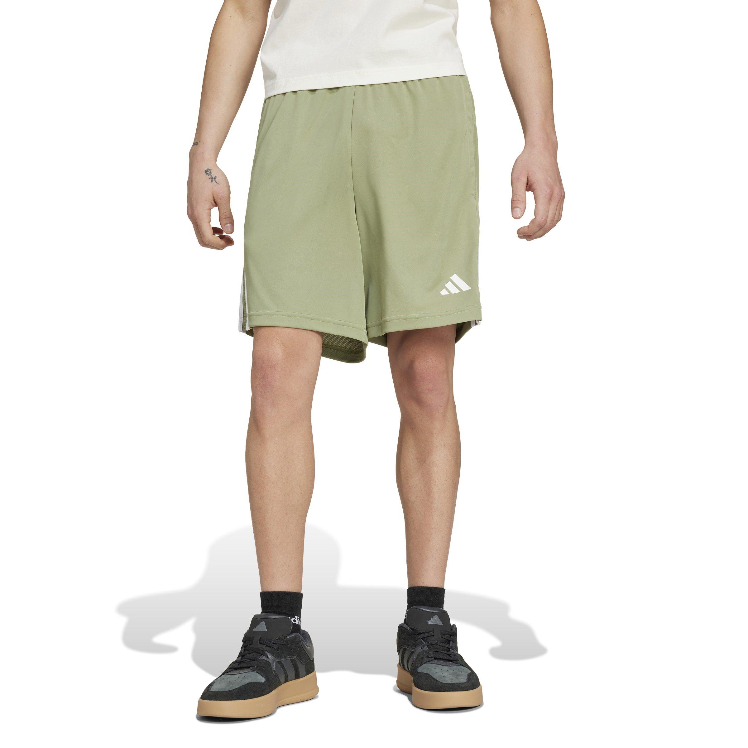 Green/White - adidas - Sereno Aeroready Cut 3 Stripes Mens Performance Shorts - 2