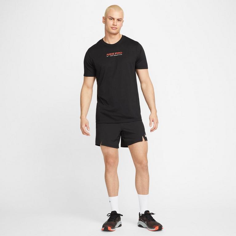 Noir/Blanc - Nike - Dri-Fit Flex Football Shorts Mens - 7