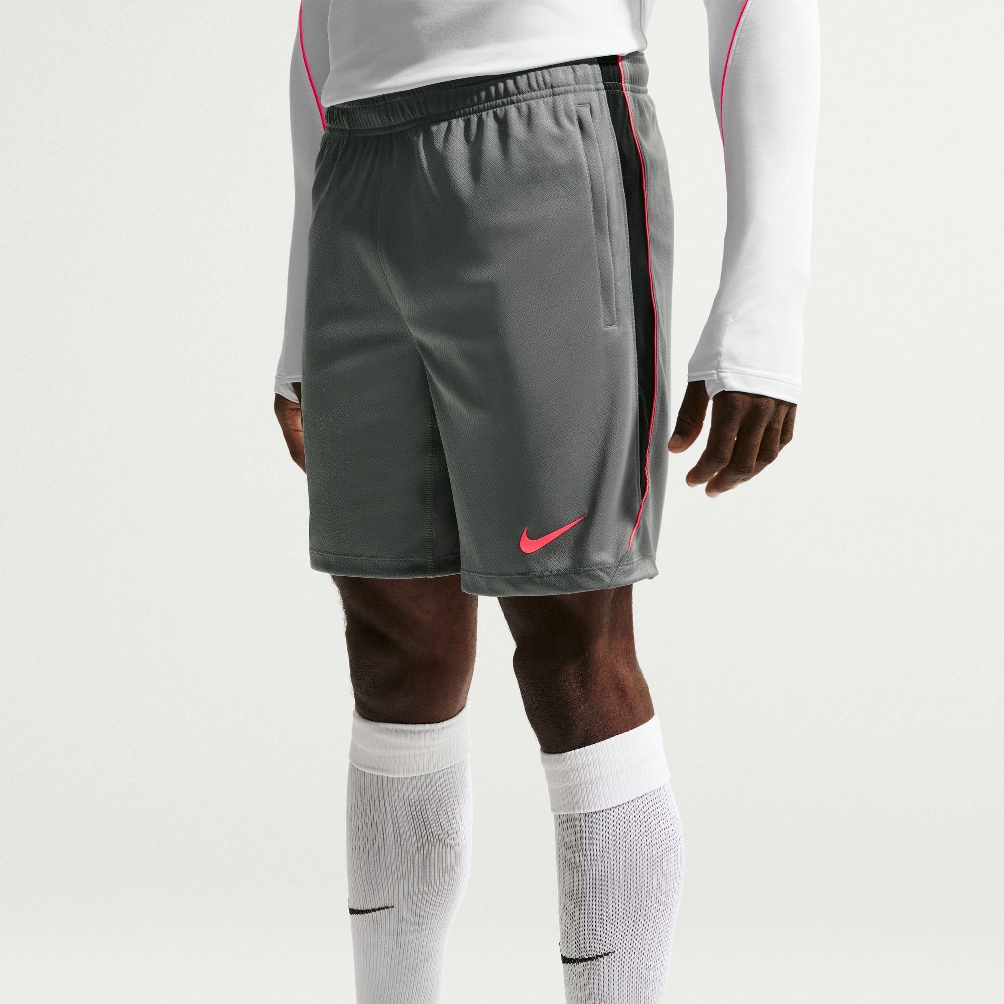 Nike Men's Strike Football Shorts Adults - Grey/Punch - S