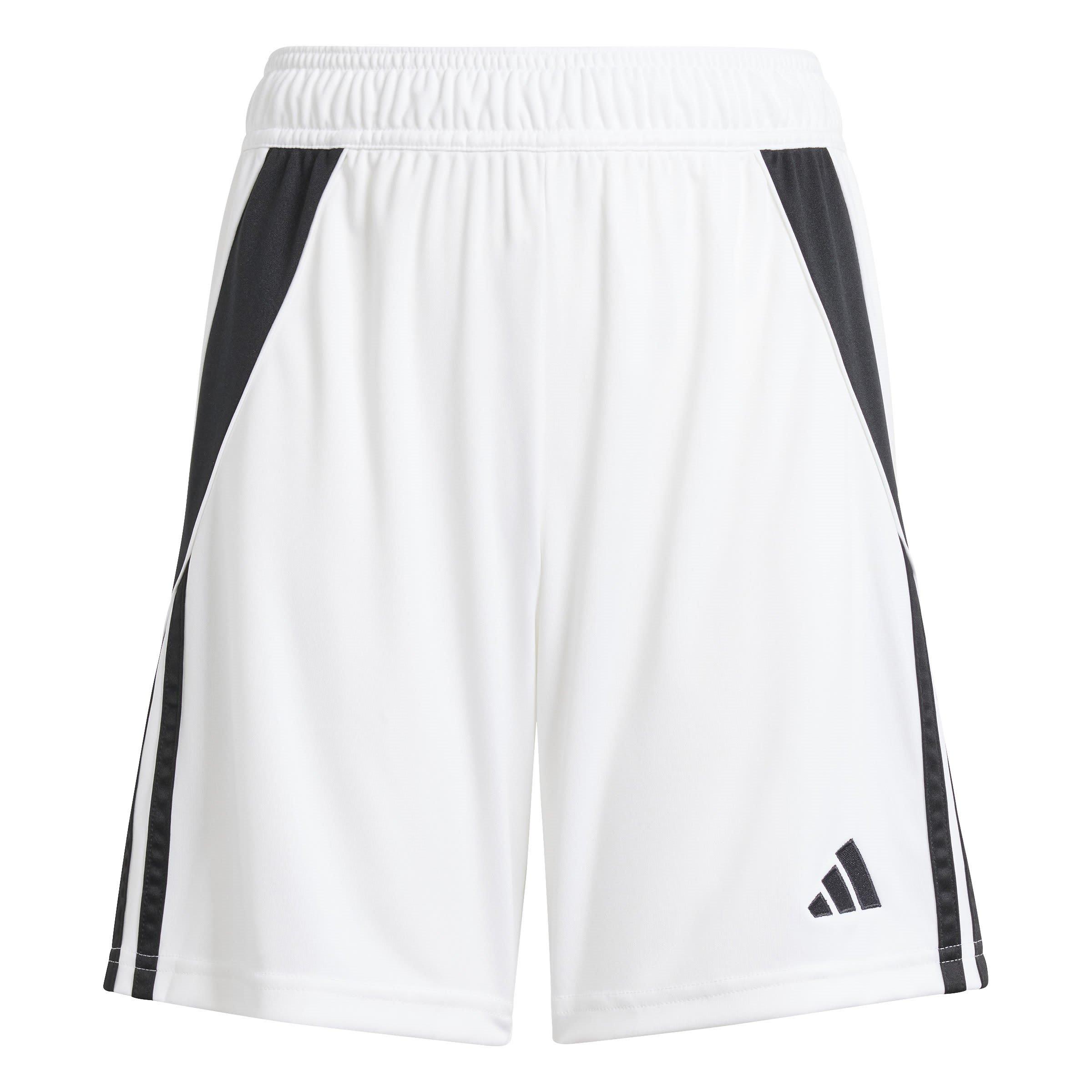 Adidas Boys Tiro 24 Football Shorts Juniors - White/Black - 9-10 Years