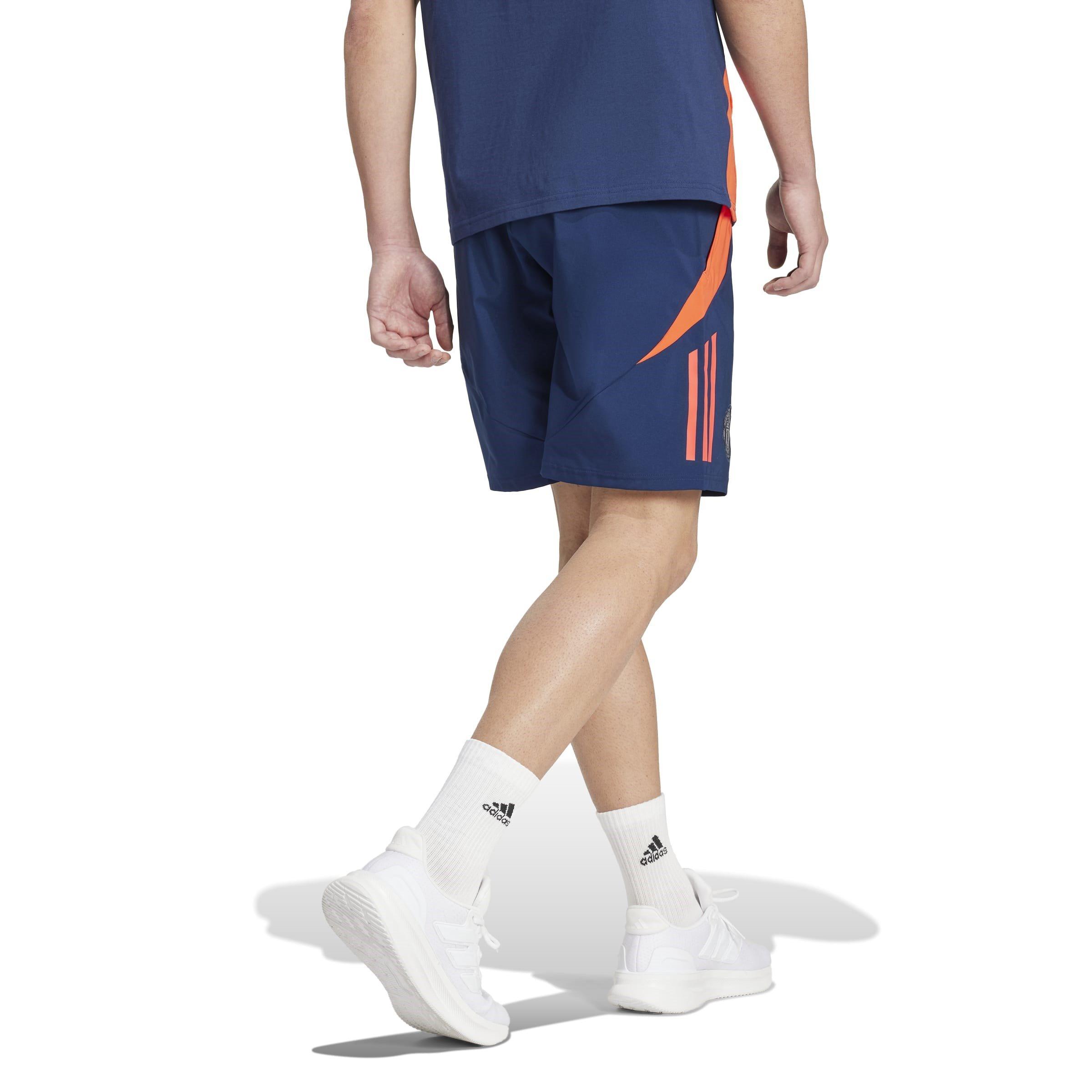 Indigo/Crvena - adidas - Manchester United Tiro 24 Training Shorts Adults - 4