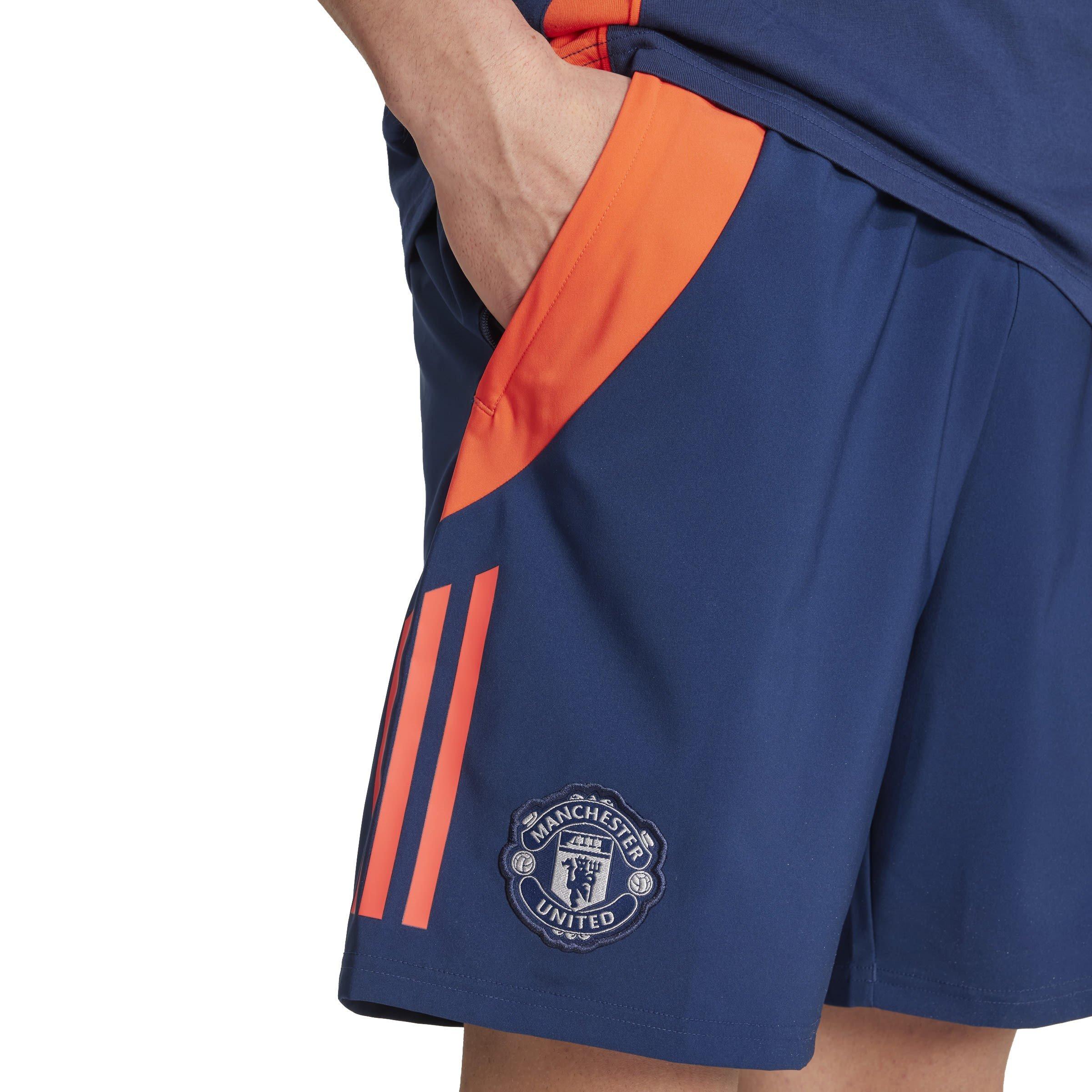 Indigo/Crvena - adidas - Manchester United Tiro 24 Training Shorts Adults - 6