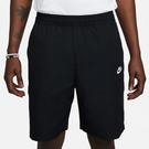 Noir/Blanc - Nike - Club Fleece Men's Cargo Shorts - 1