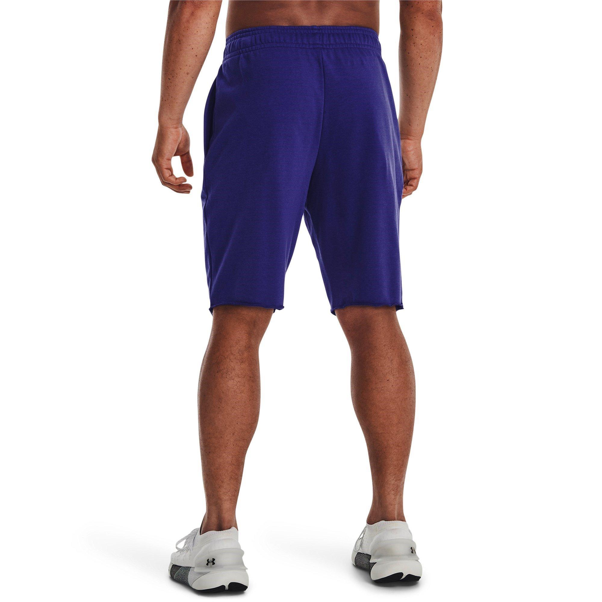 Sonar Blue/Wht - Under Armour - Rival Terry Mens Shorts - 3