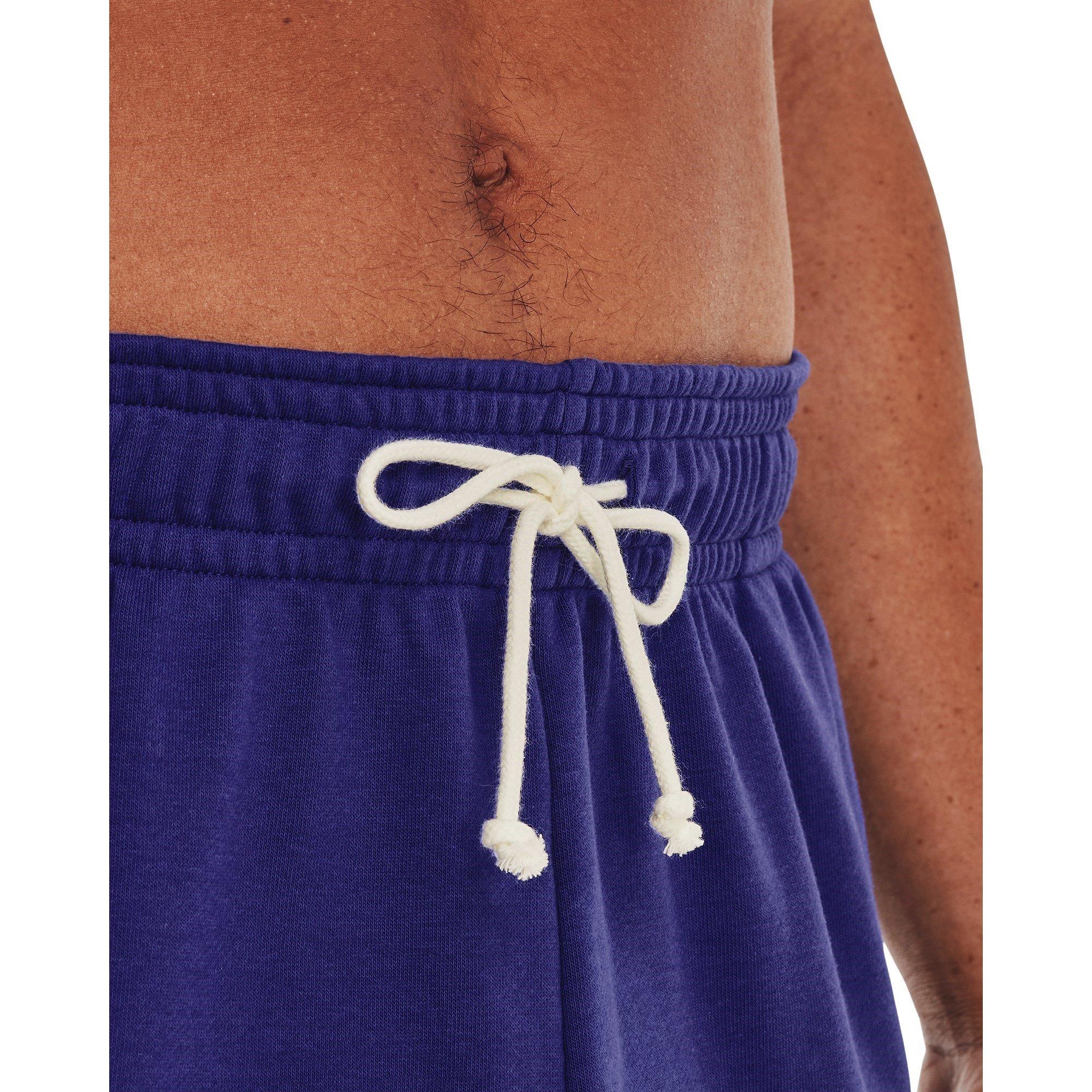 Sonar Blue/Wht - Under Armour - Rival Terry Mens Shorts - 5
