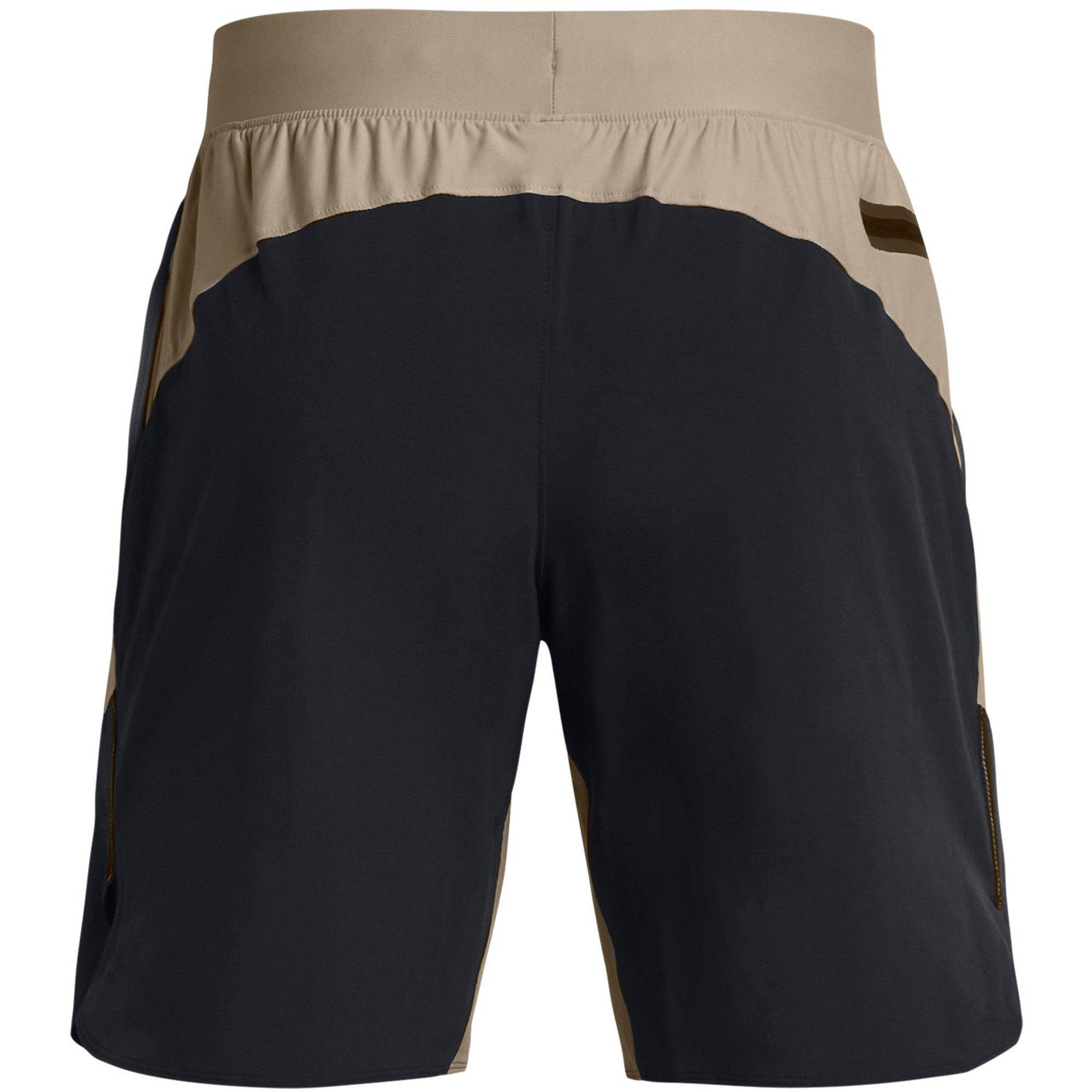 Brown - Under Armour - Men's Elite Hybrid Performance Gym Shorts - 2