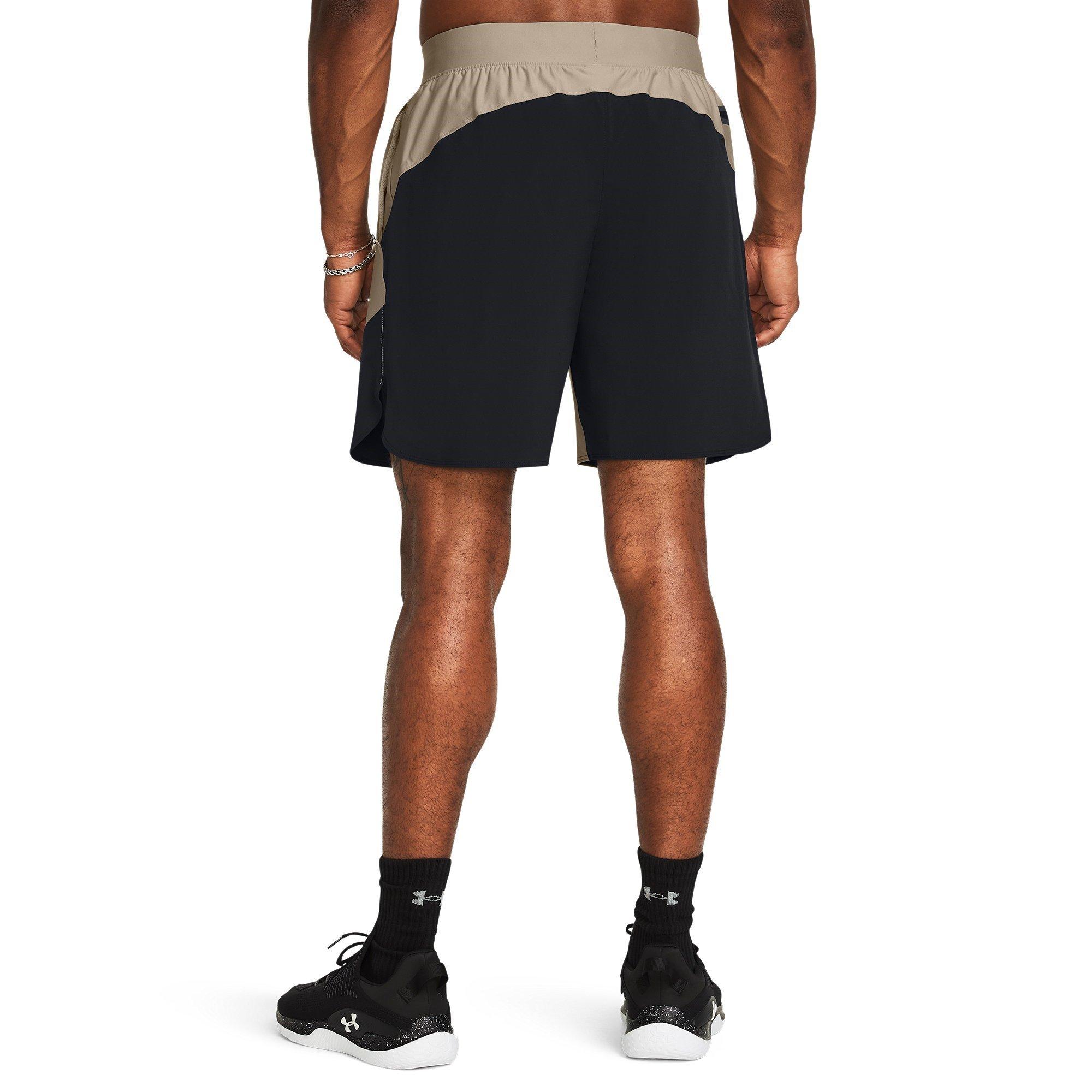 Brown - Under Armour - Men's Elite Hybrid Performance Gym Shorts - 4