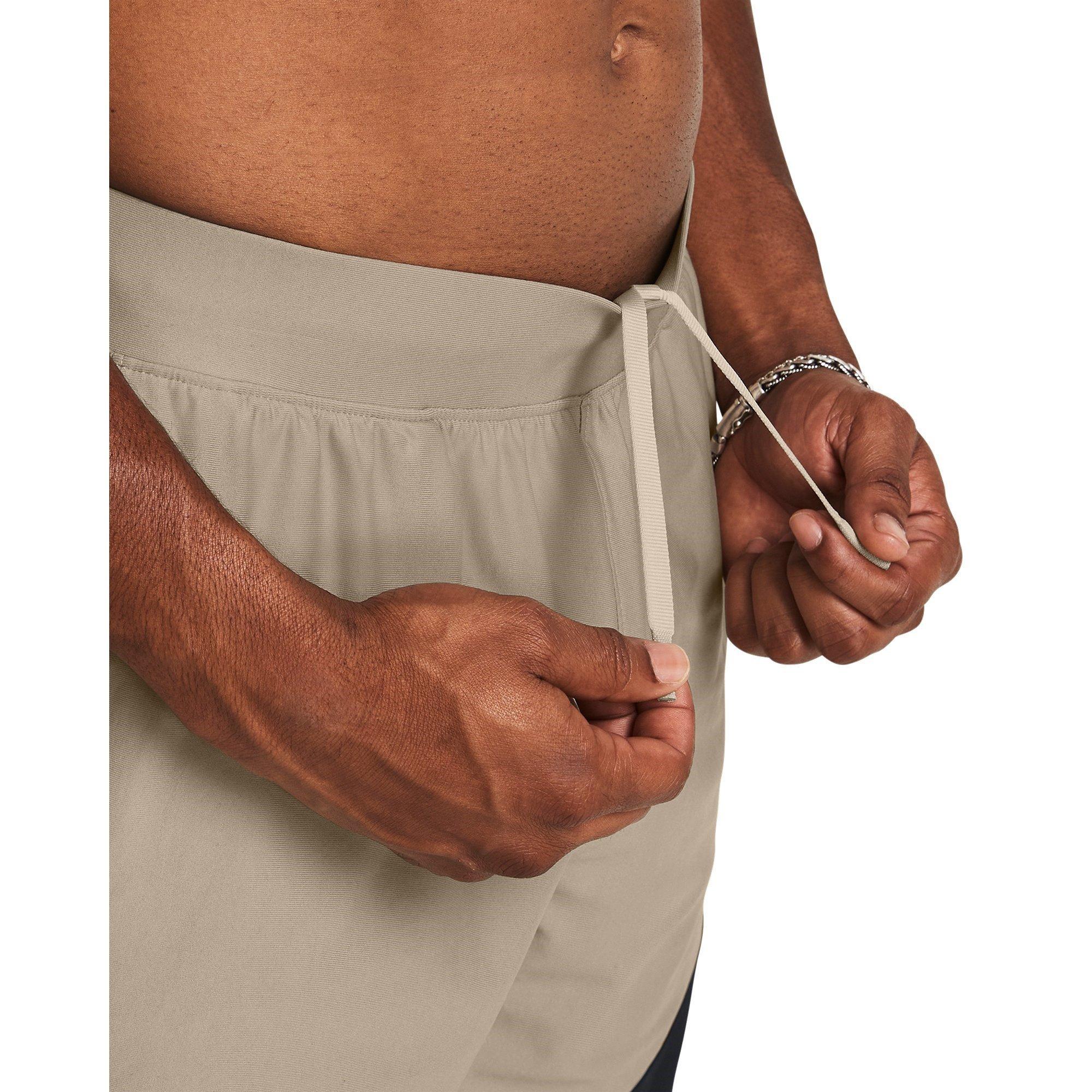Brown - Under Armour - Men's Elite Hybrid Performance Gym Shorts - 5