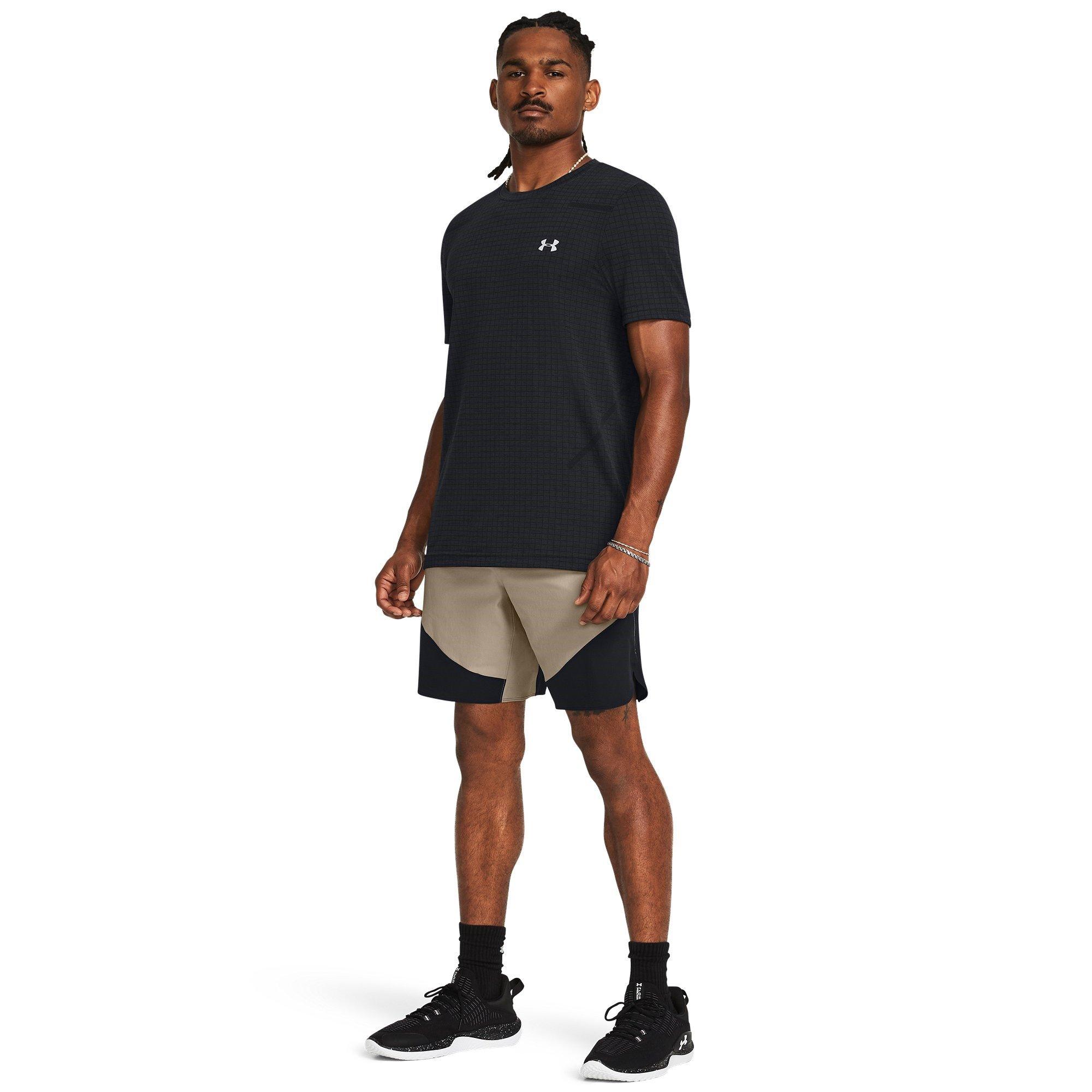 Brown - Under Armour - Men's Elite Hybrid Performance Gym Shorts - 7