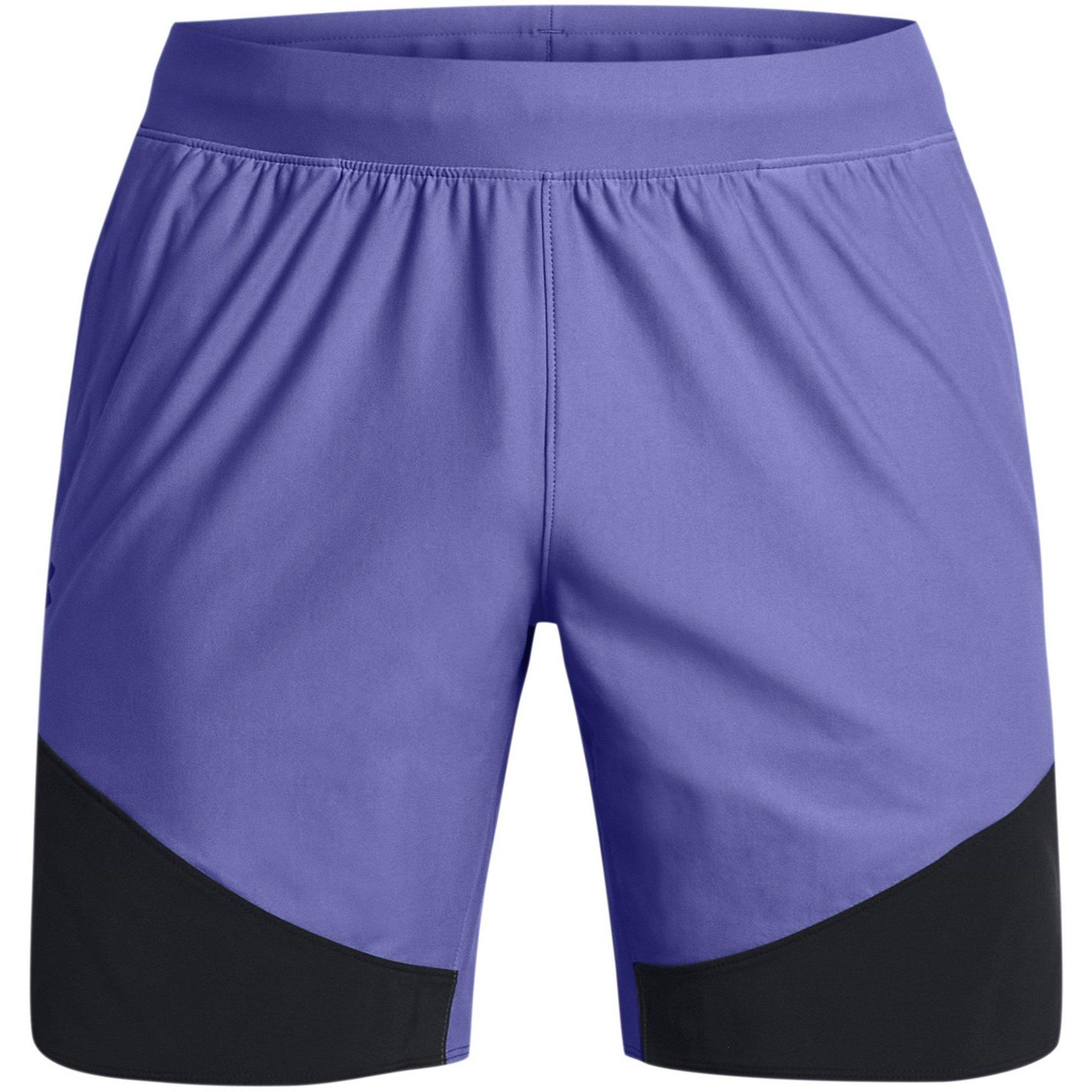 Purple - Under Armour - Men's Elite Hybrid Performance Gym Shorts - 1