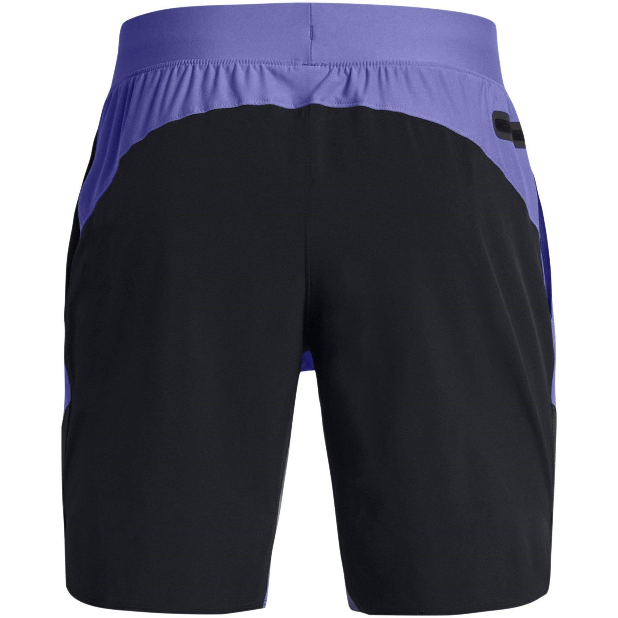 Purple - Under Armour - Elite Hybrid Performance Gym Shorts - 6