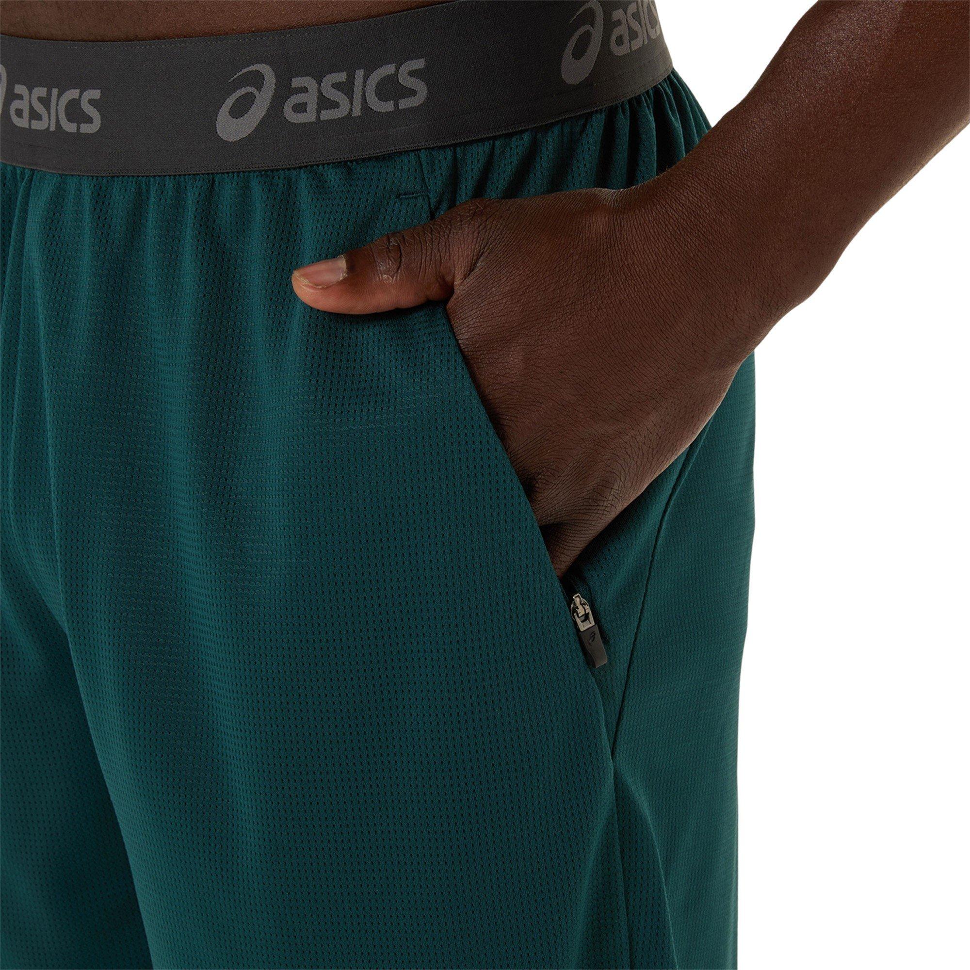 Saxon Green - Asics - Men's Performance Running Shorts - 5