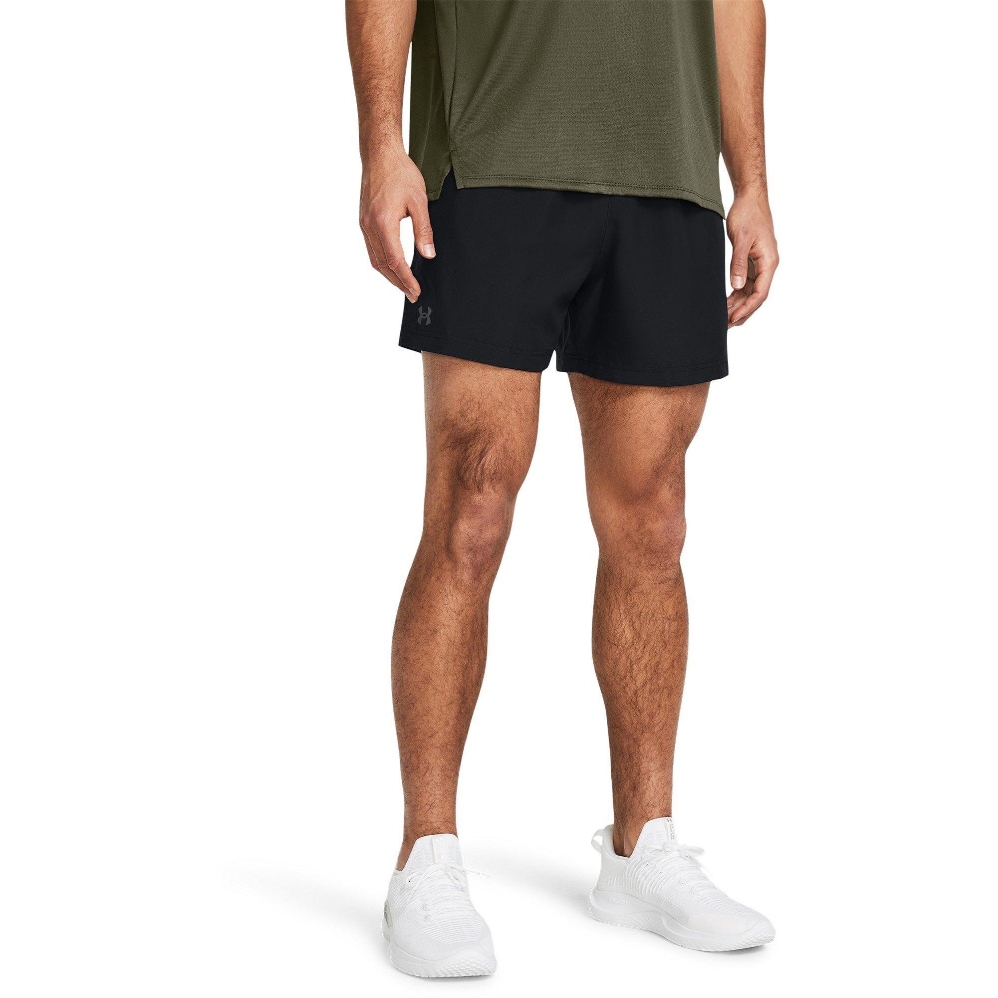 Blck/Castlerock - Under Armour - Tech 5in Short Sn99 - 3