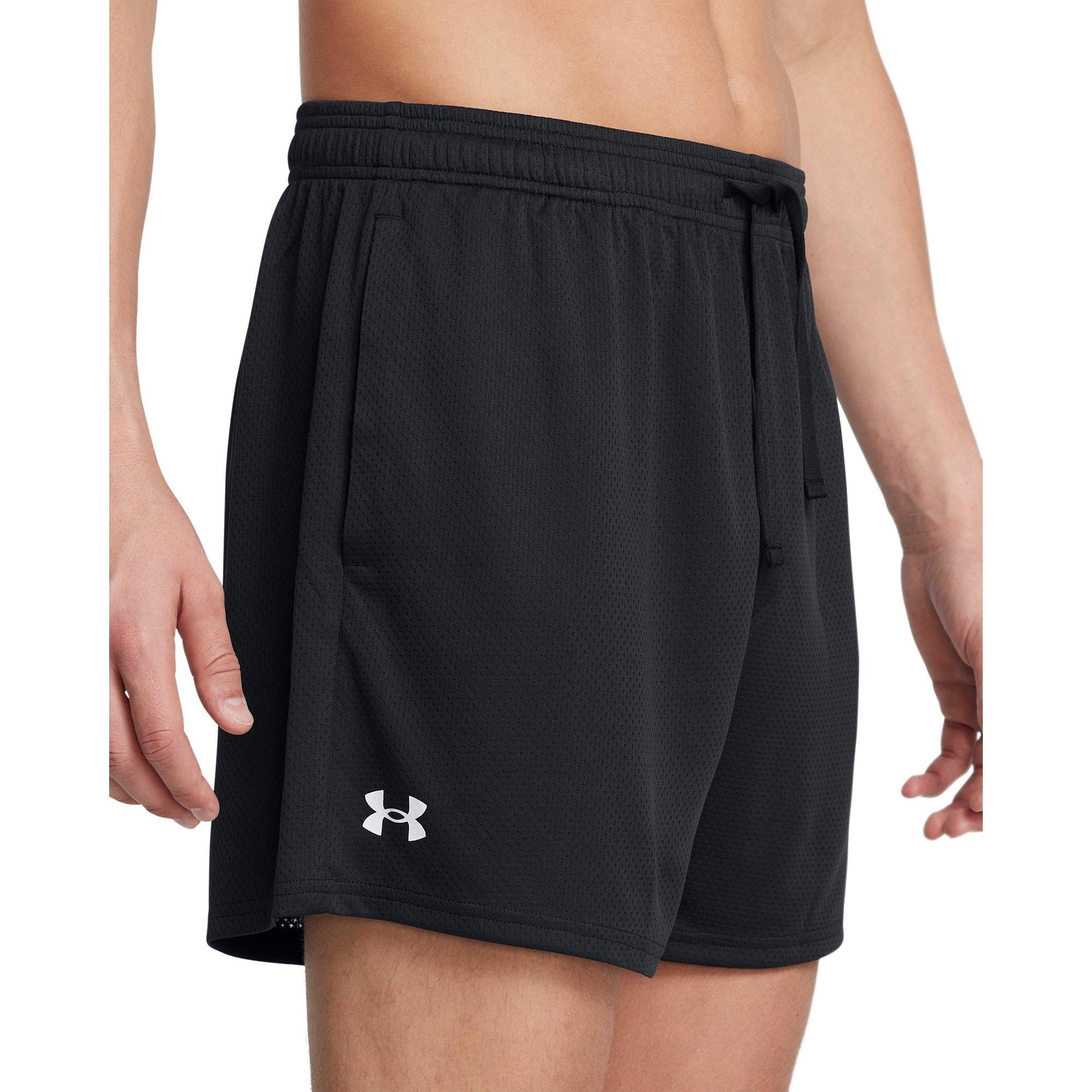Black/White - Under Armour - Tech 6in Shorts Sn99 - 5
