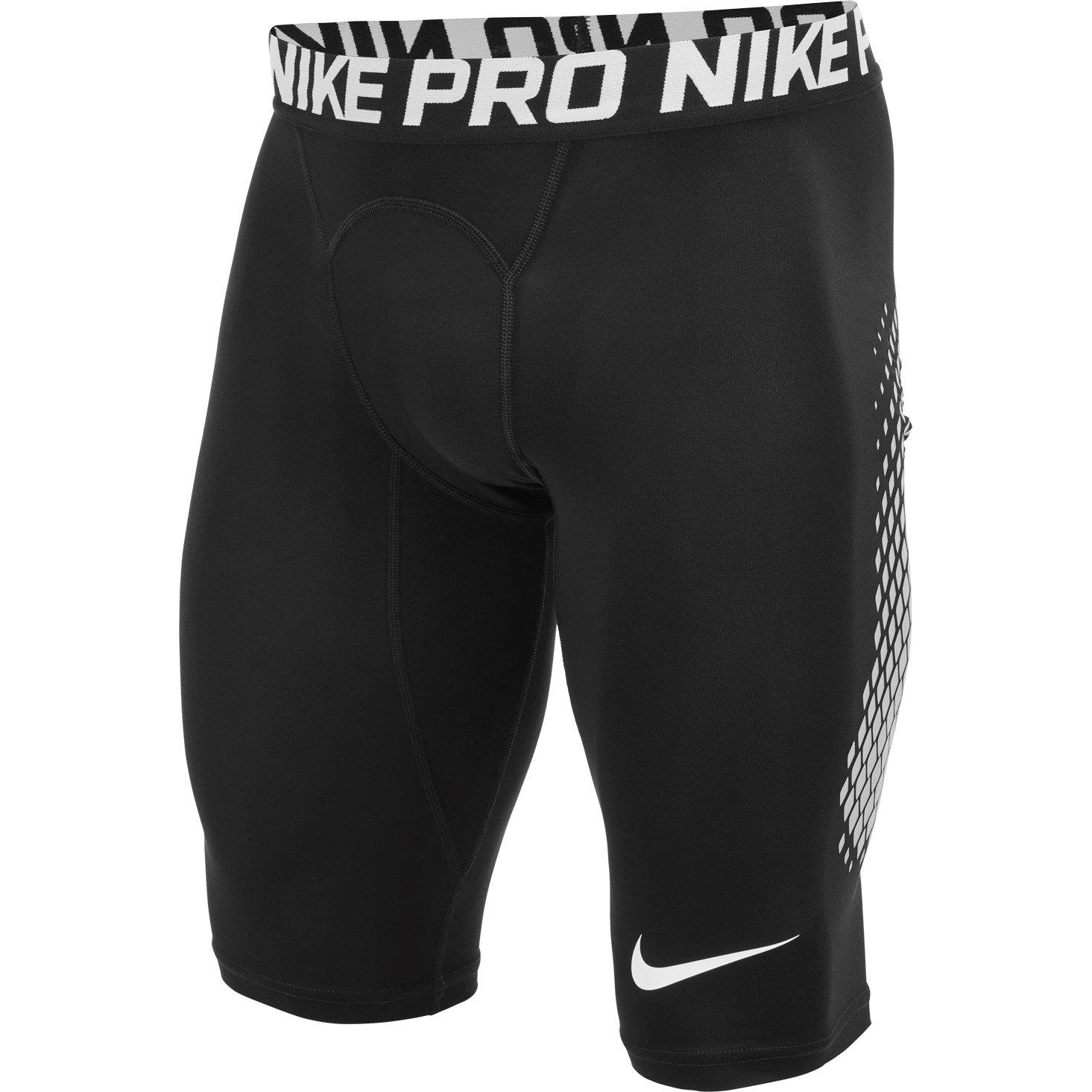 Nike Men's 10 Inch Slider Performance Gym Shorts - Black/Grey - XL