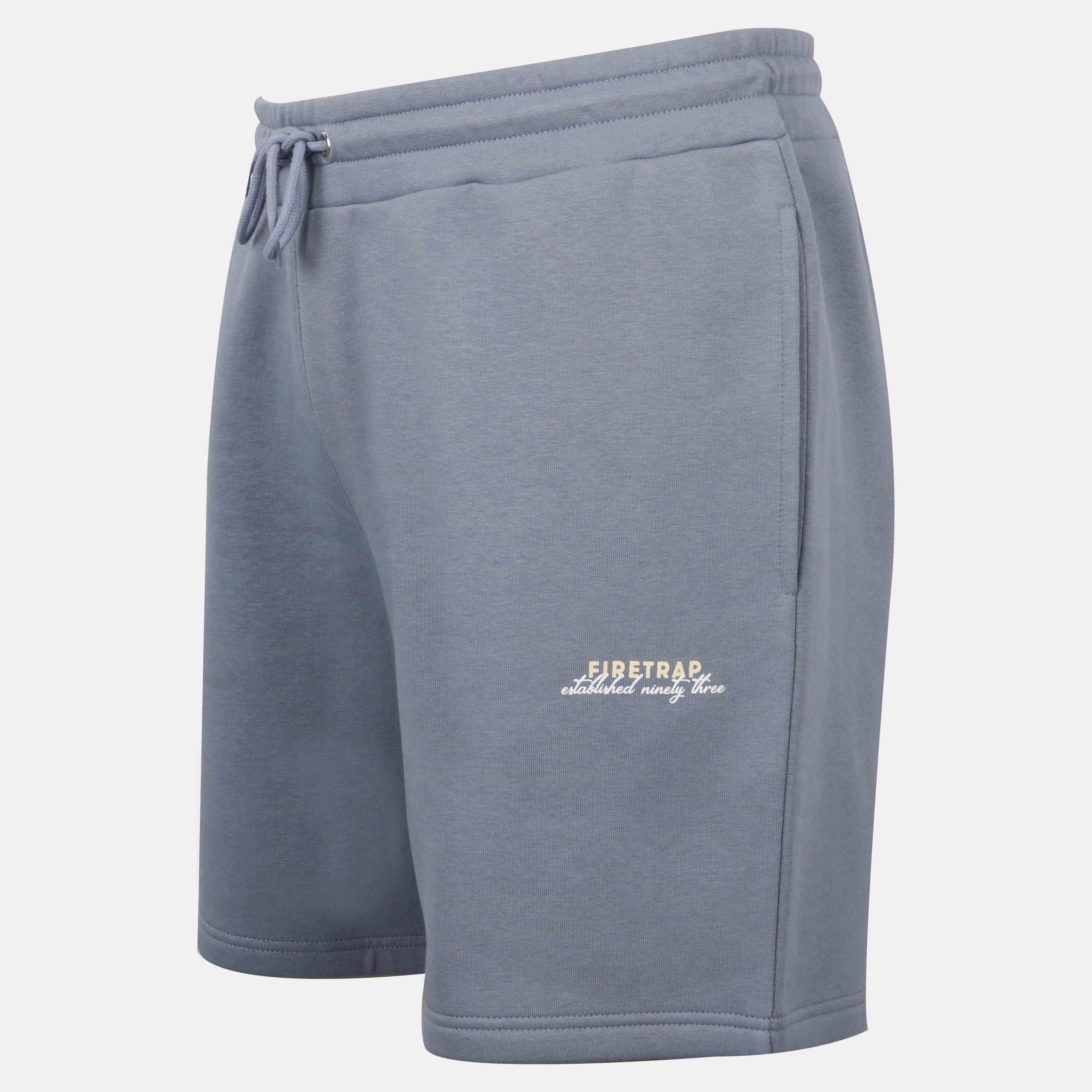 Storm Cloud - Firetrap - Fleece Jogger Shorts - 3