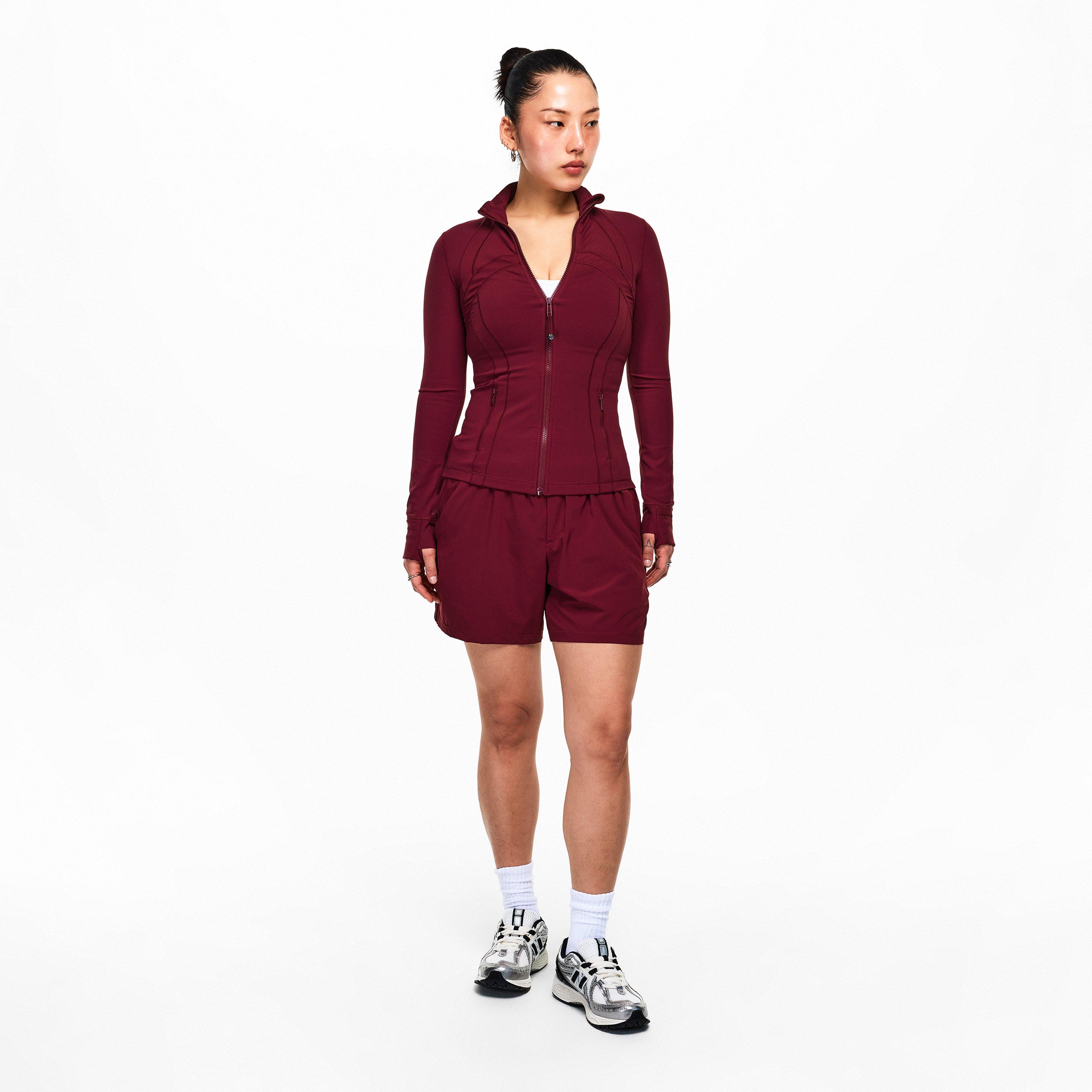 Burgundy Bay - Lululemon - Men's Pace Breaker Performance Gym Shorts - 6