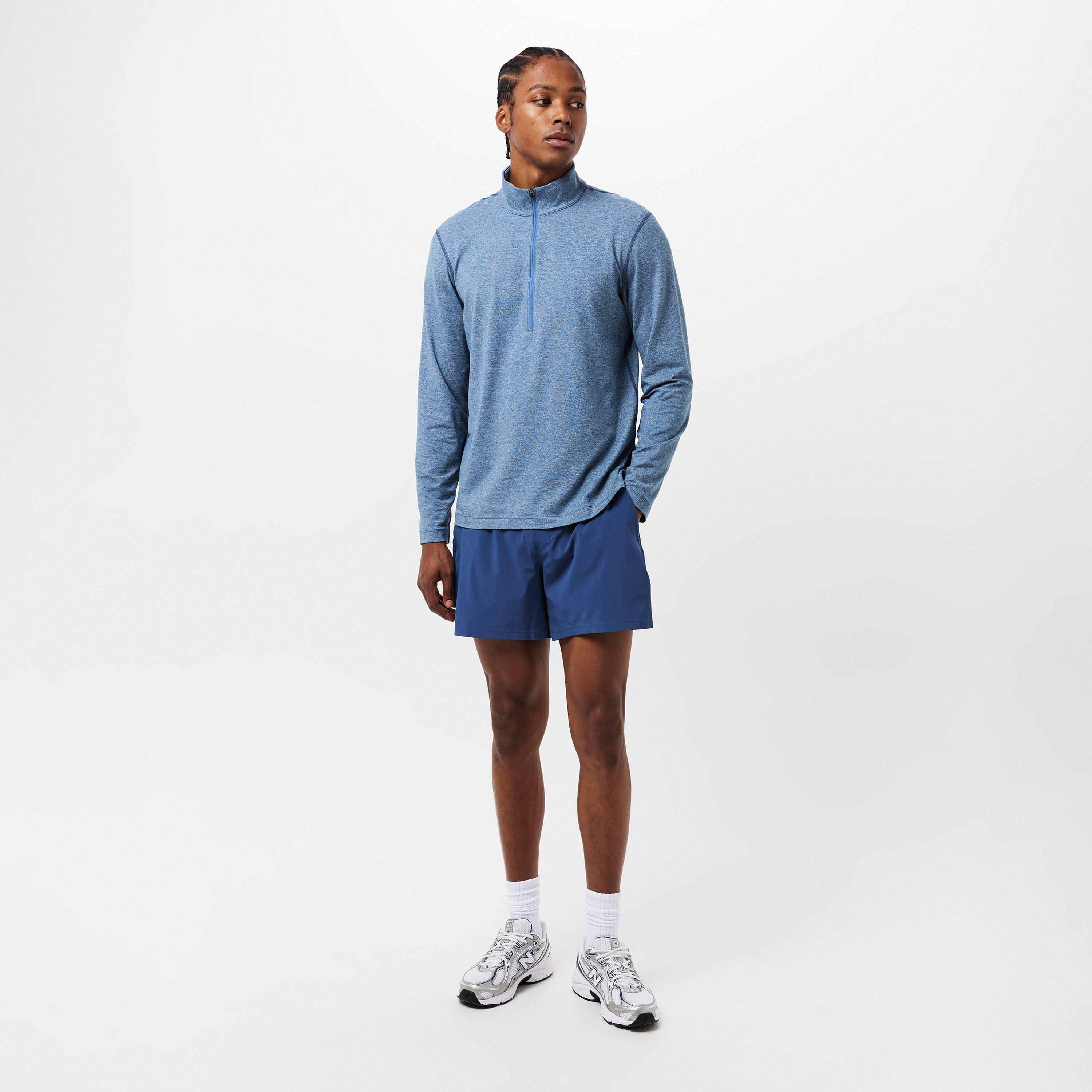 Blue Twill - Lululemon - Men's Pace Breaker Performance Gym Shorts - 6