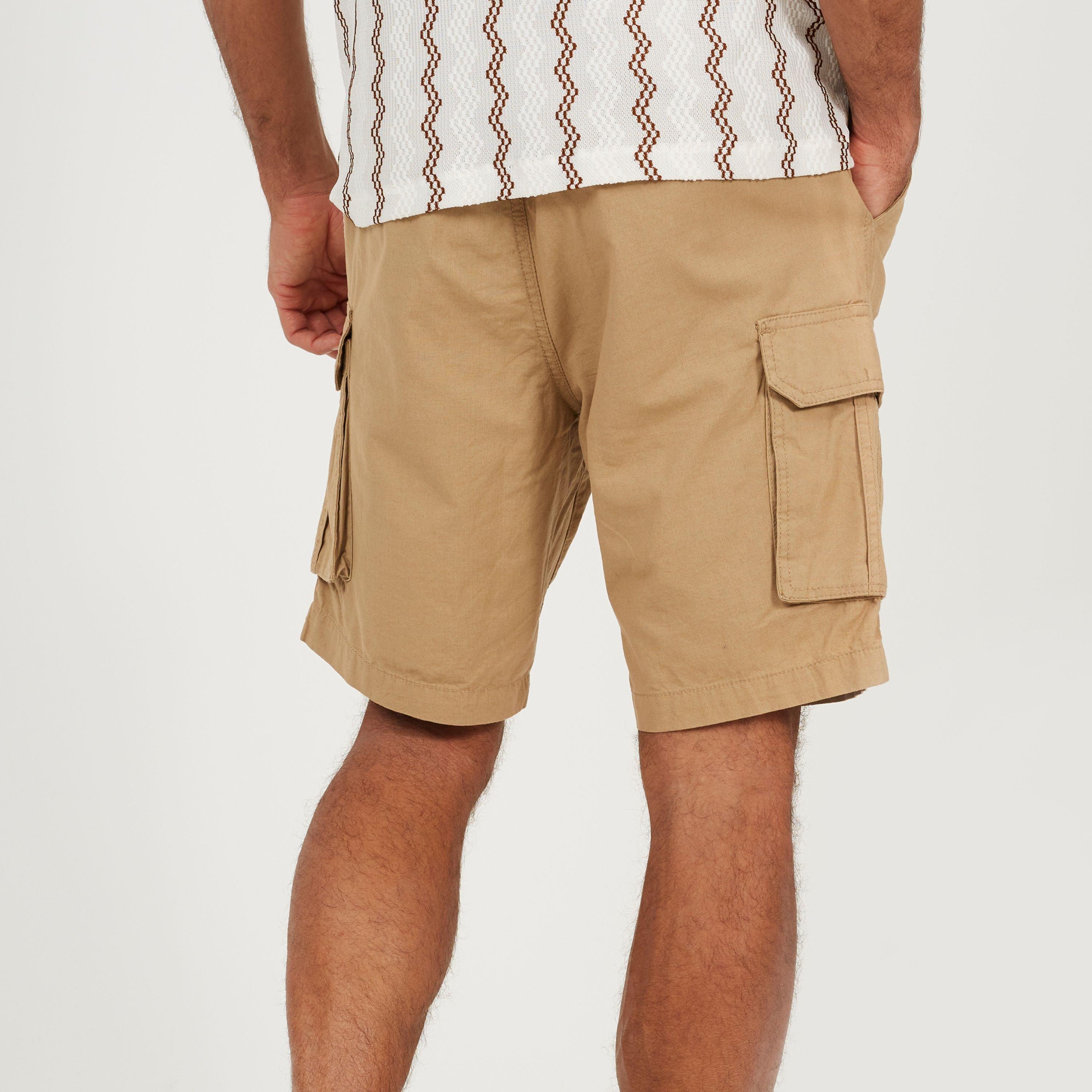 Pierre - Brave Soul - Mens Cotton Canvas Cargo Short - 2