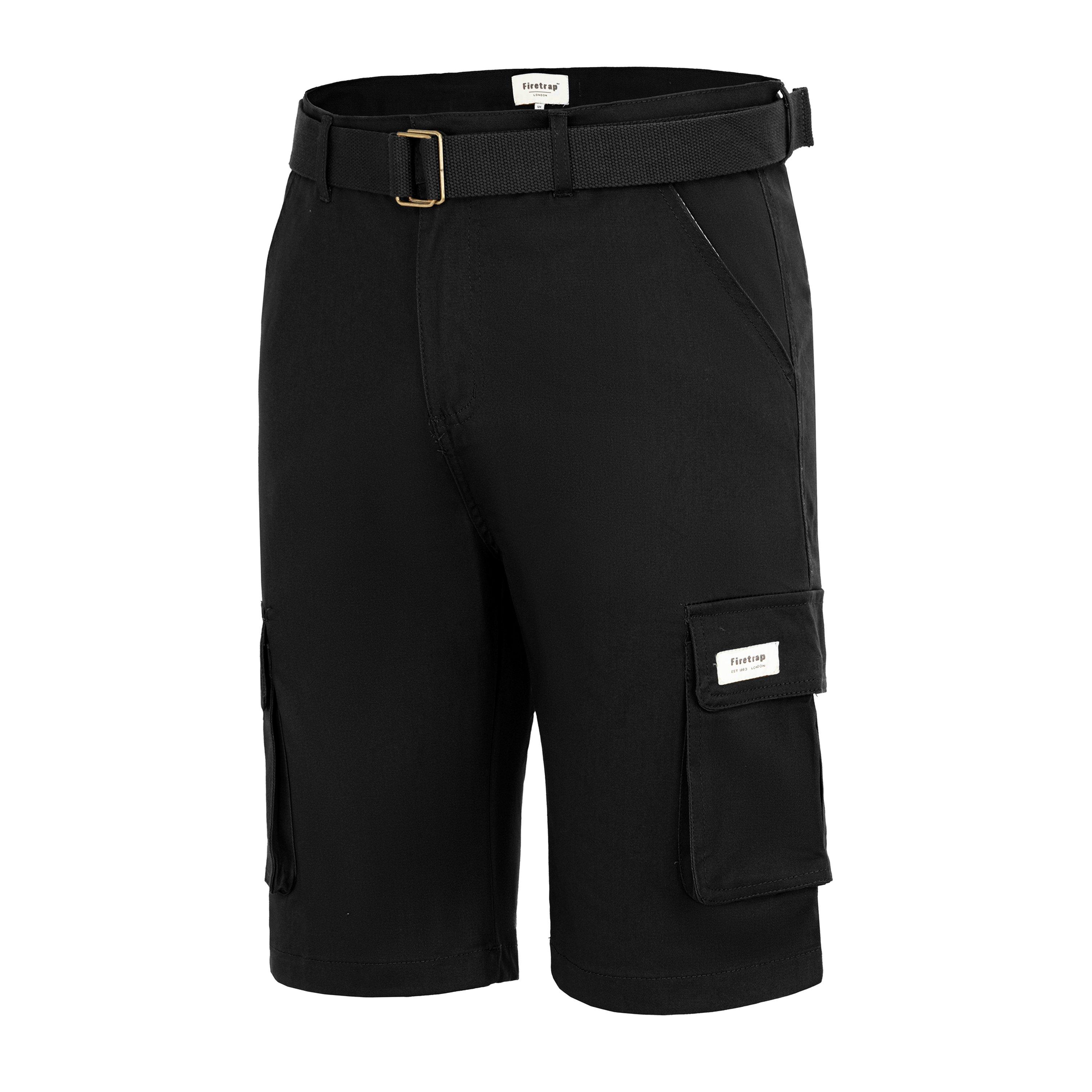 Black - Firetrap - Cargo Shorts - 3