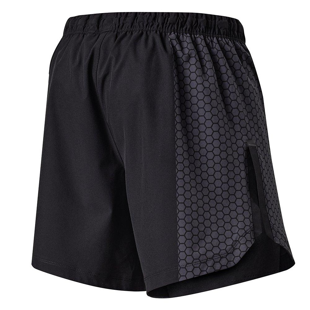 Black - Gym King - Unisex Adults Fight Division Combat MMA Shorts - 5