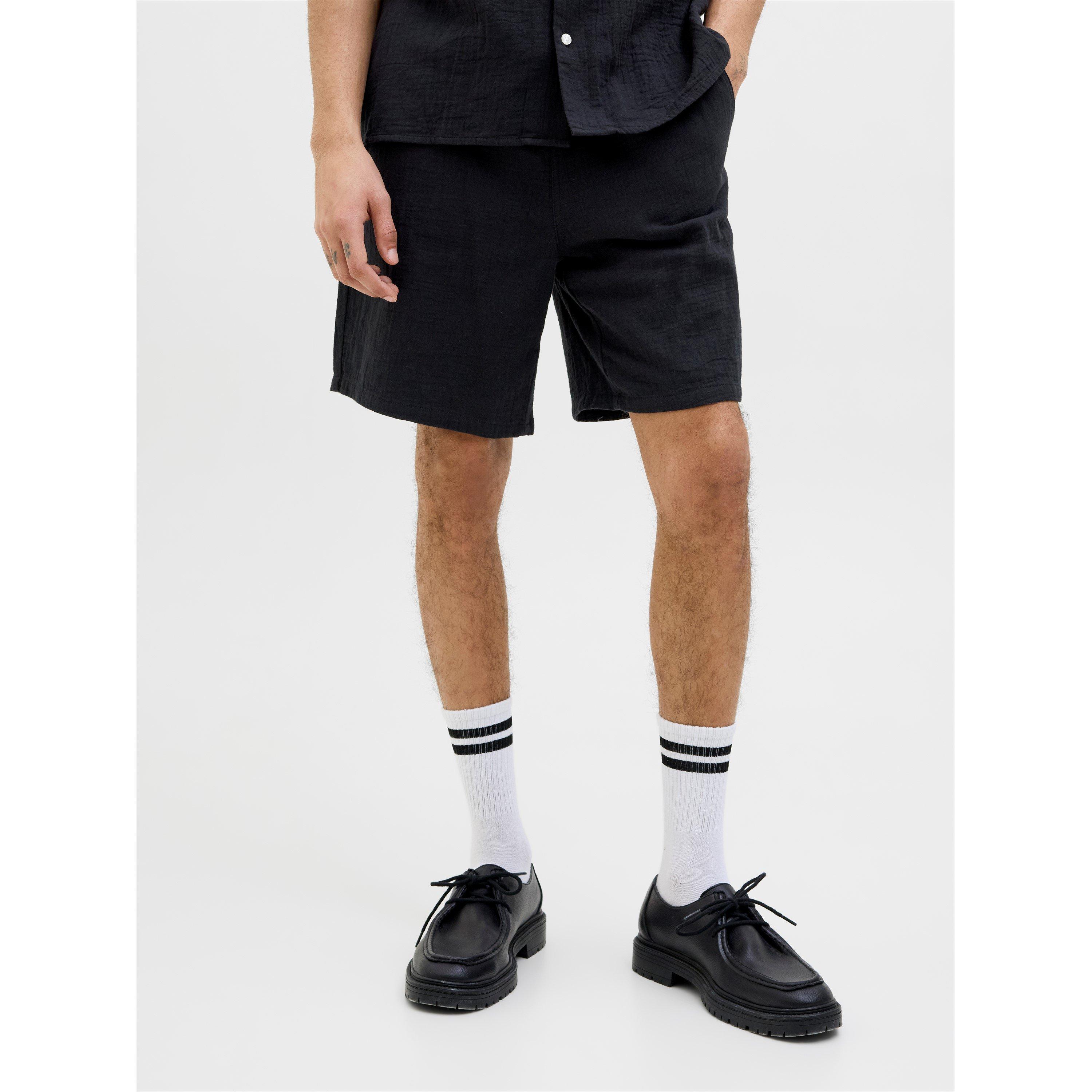 Sort - Jack and Jones - Men's Patras Fleece Jogger Shorts - 1