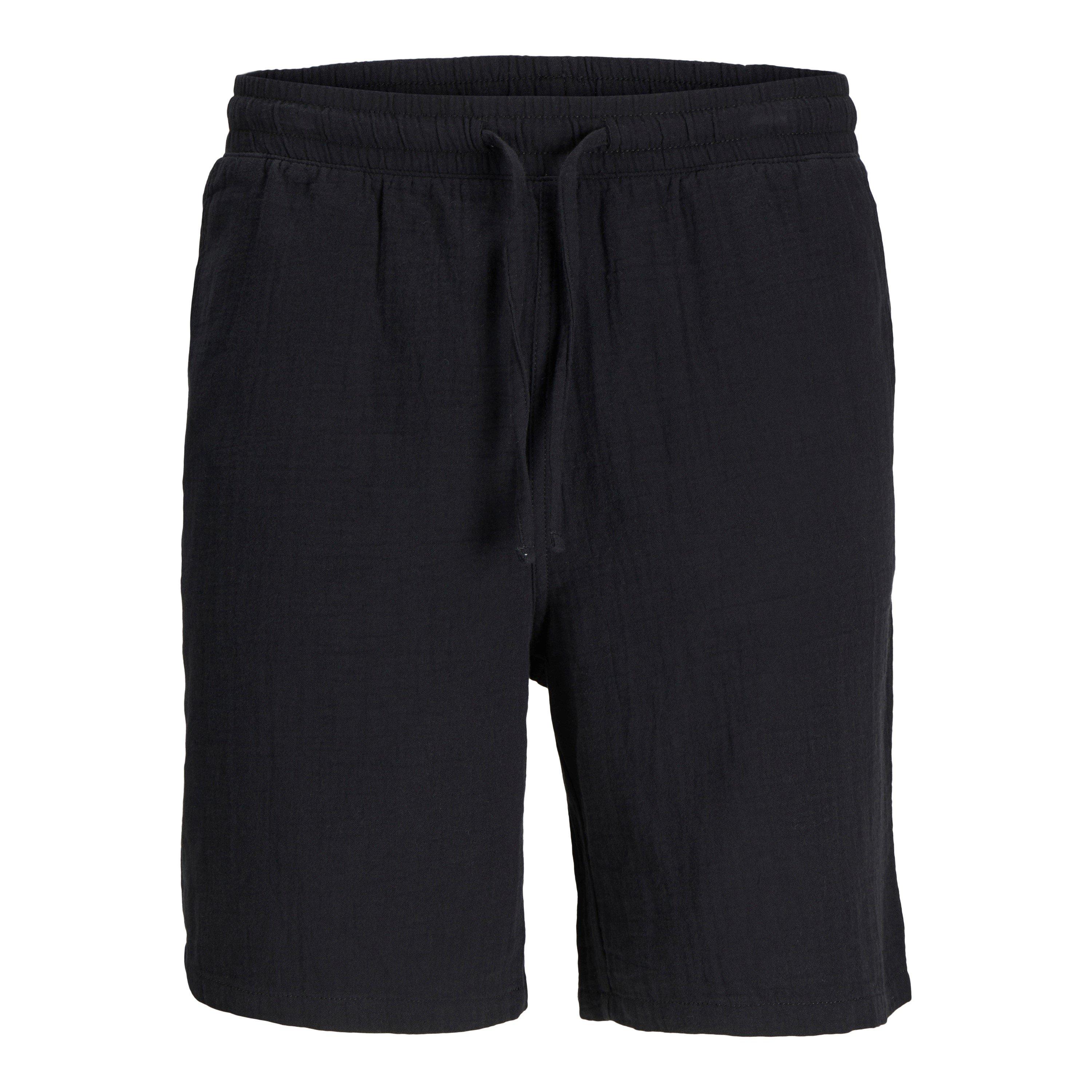 Zwart - Jack and Jones - Patras Fleece Jogger Shorts - 8