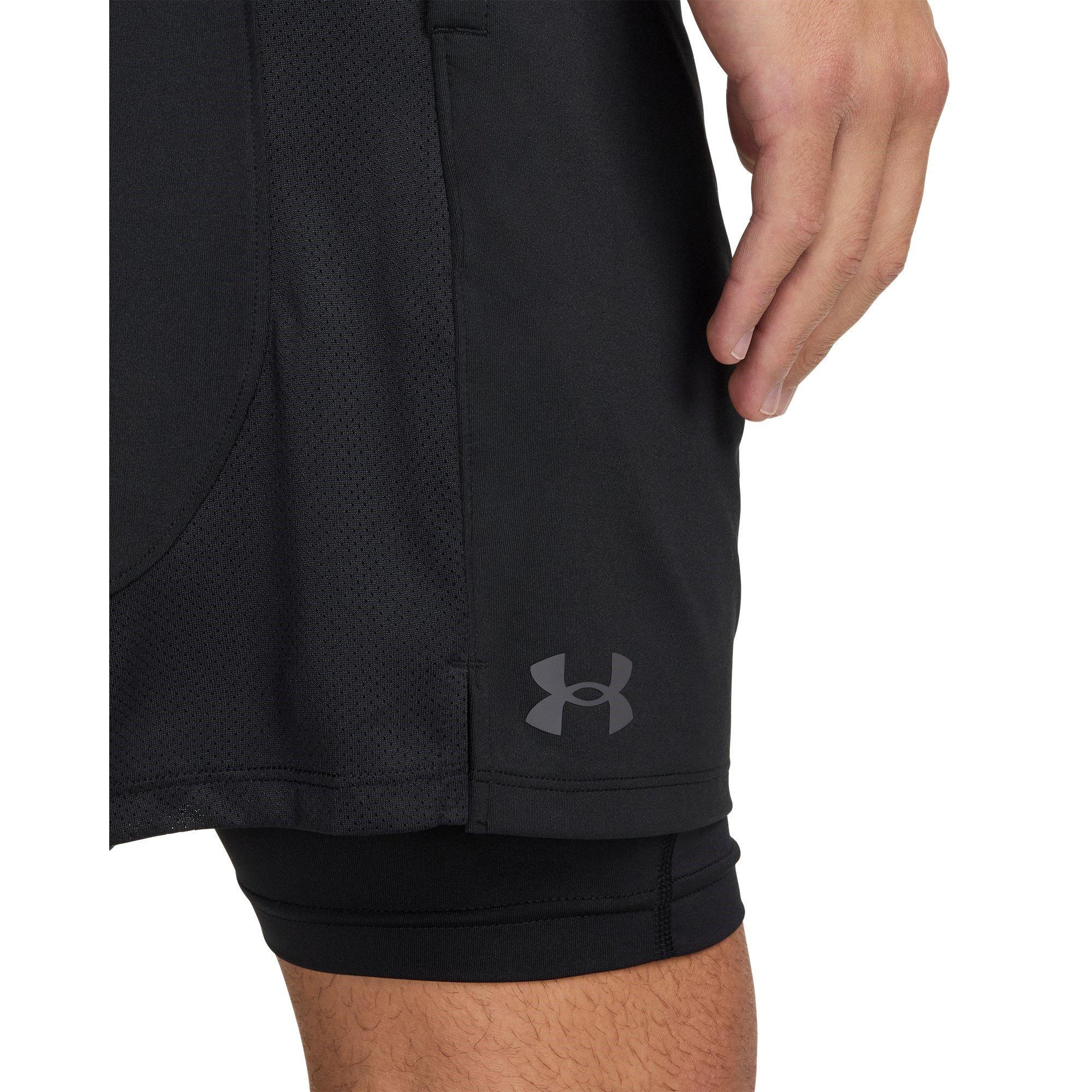 Black - Under Armour - Tech Vent Performance Gym Shorts - 3