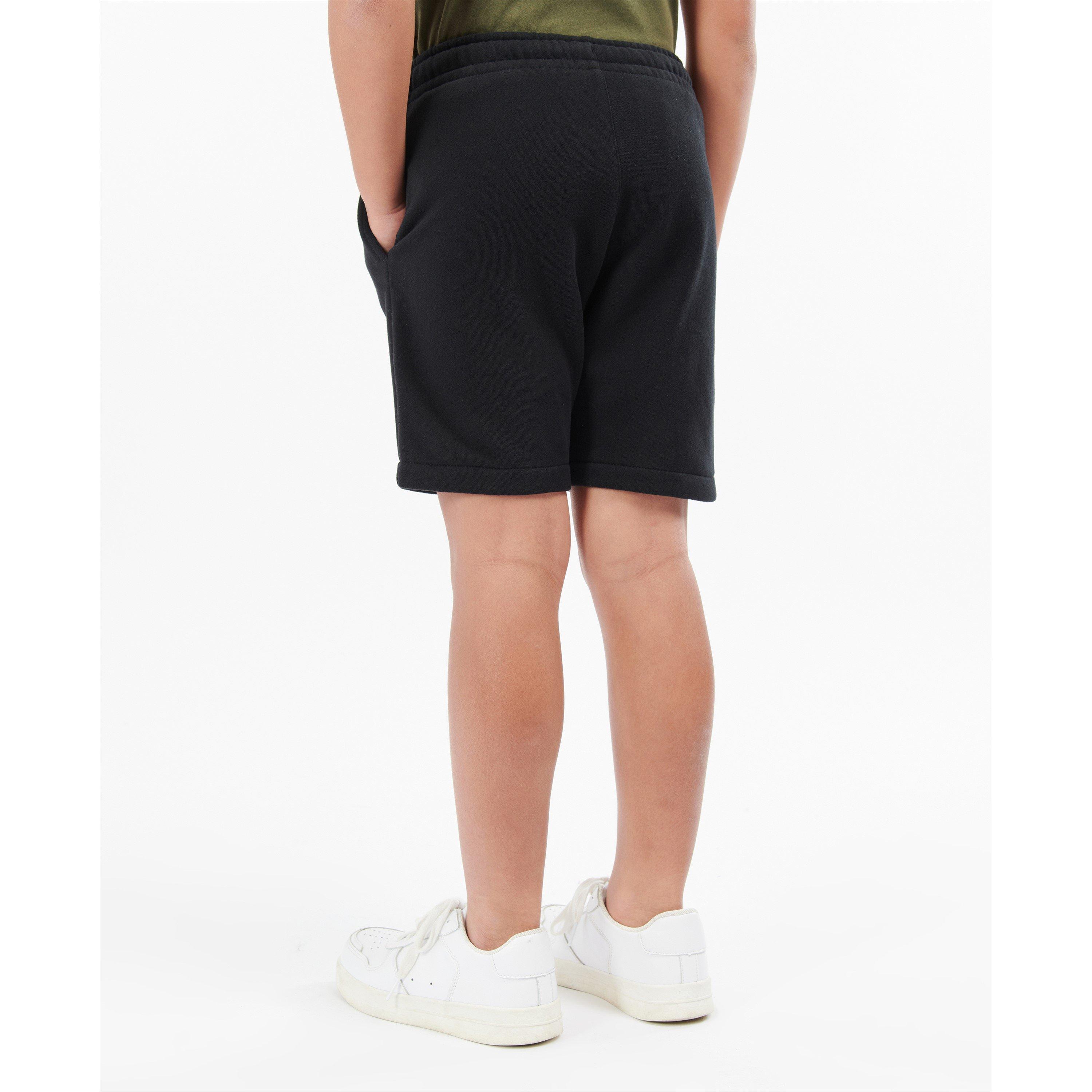 Black - Barbour International - Boys Essential Jersey Shorts - 3