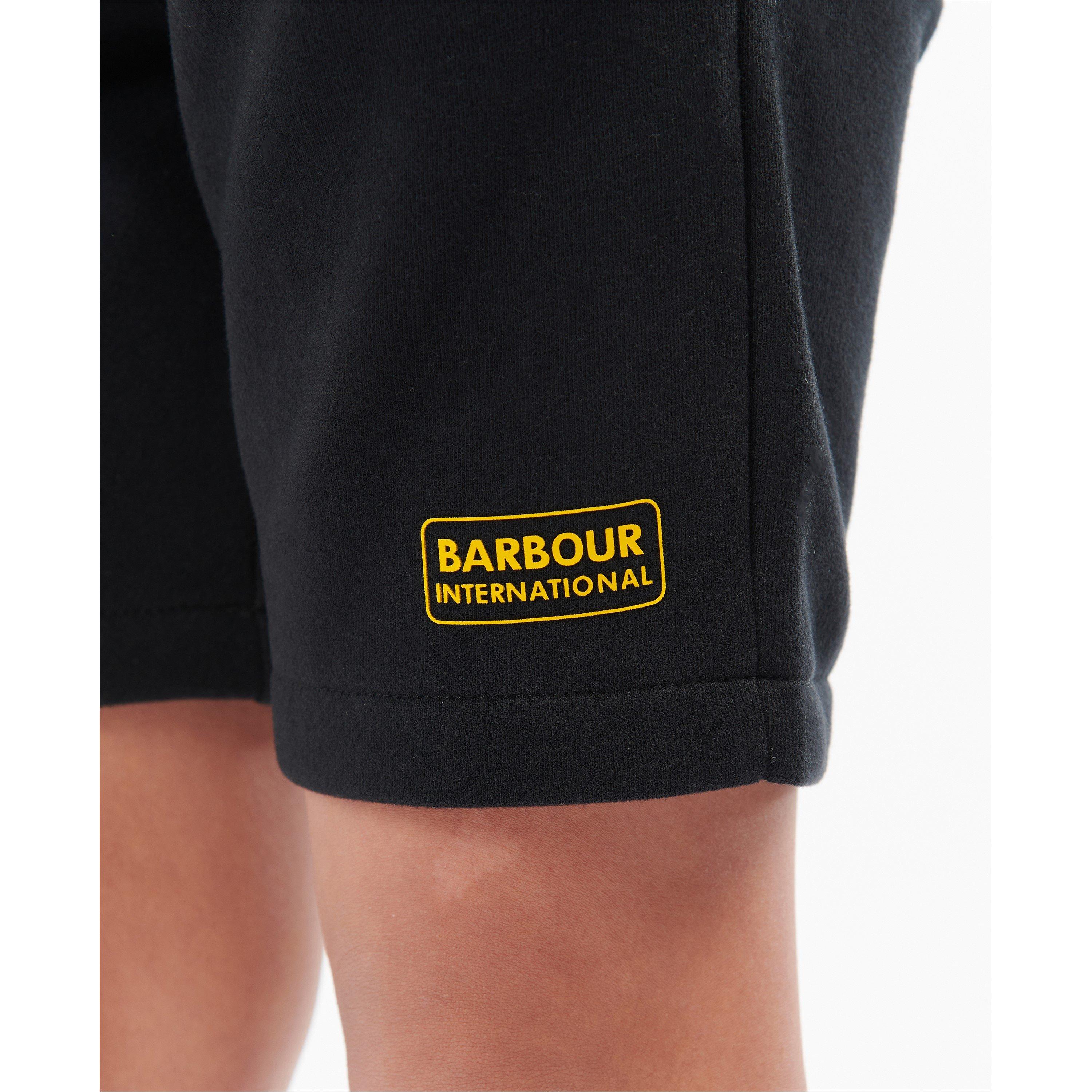 Black - Barbour International - Boys Essential Jersey Shorts - 6