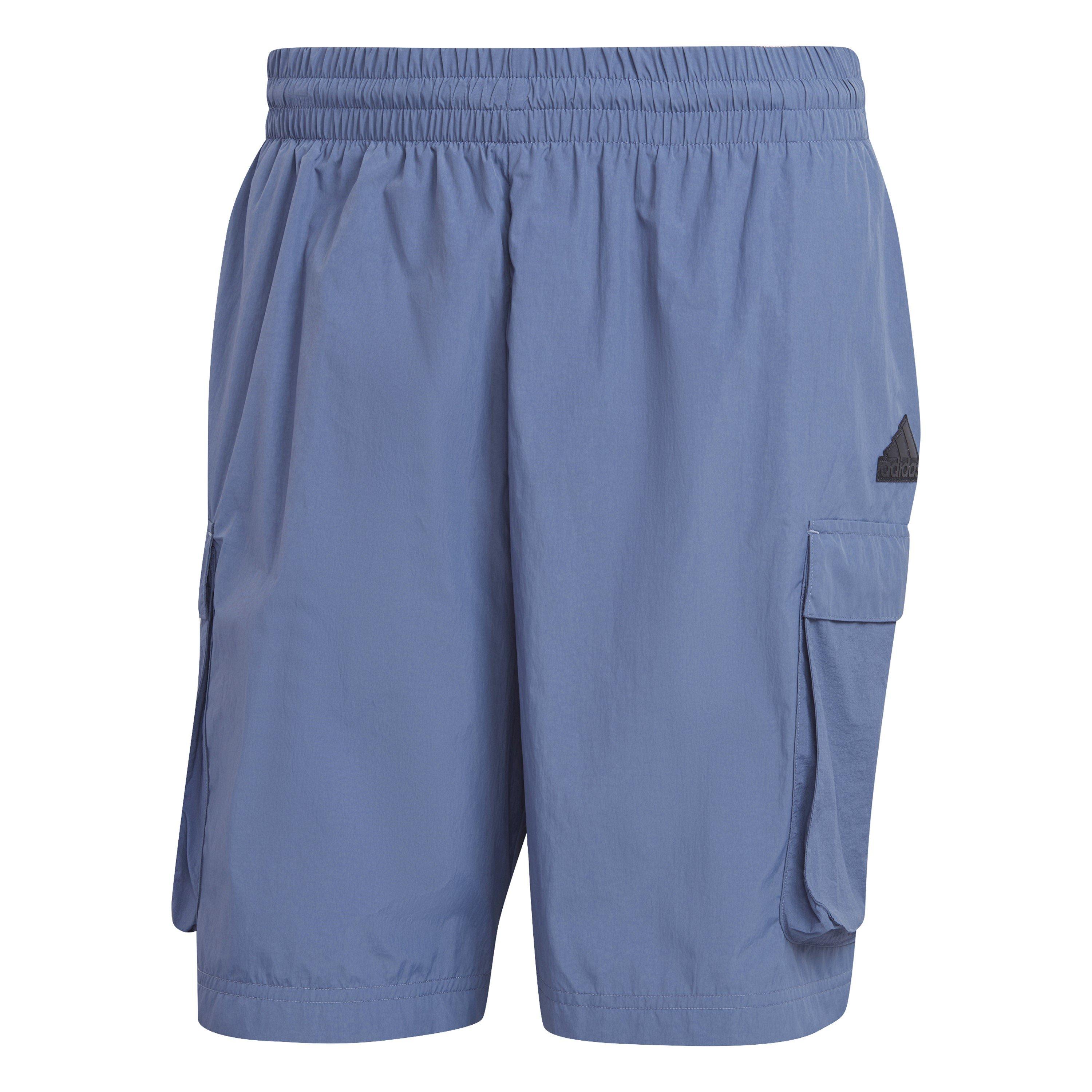 Adidas Men's Cargo Shorts - Blue - XS