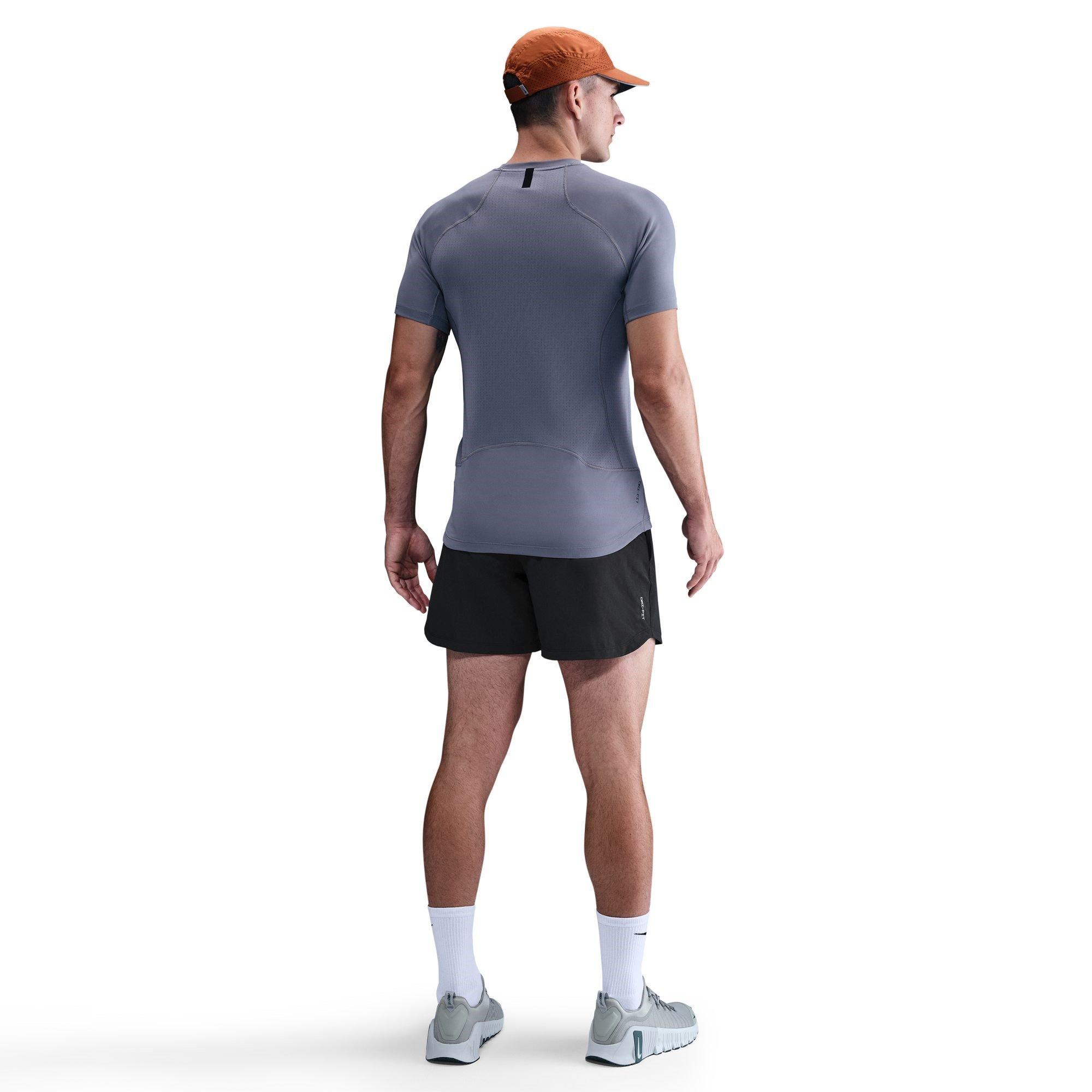 Black/White - Nike - Dri-FIT 6 Shorts Mens - 4