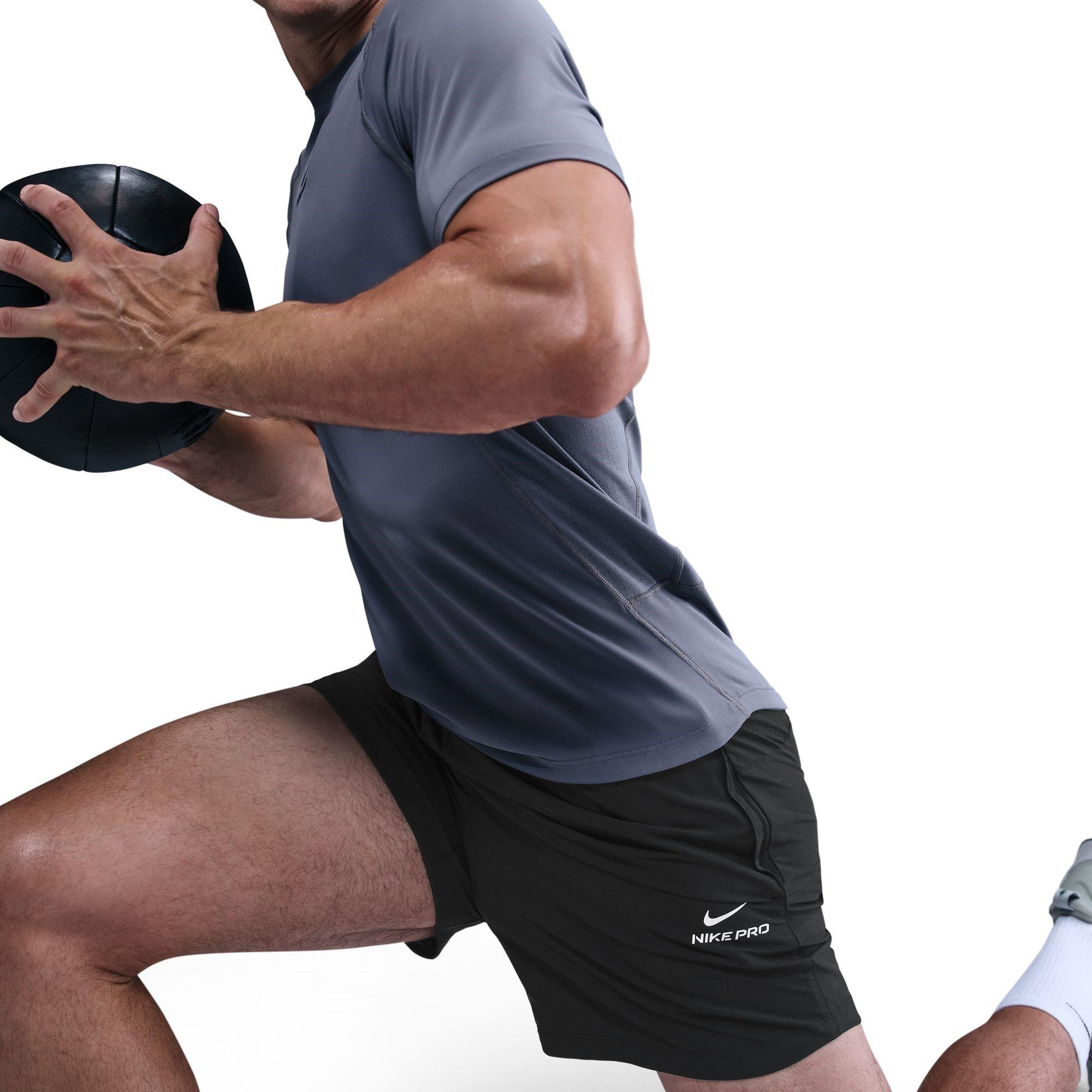 Black/White - Nike - Dri-FIT 6 Shorts Mens - 5