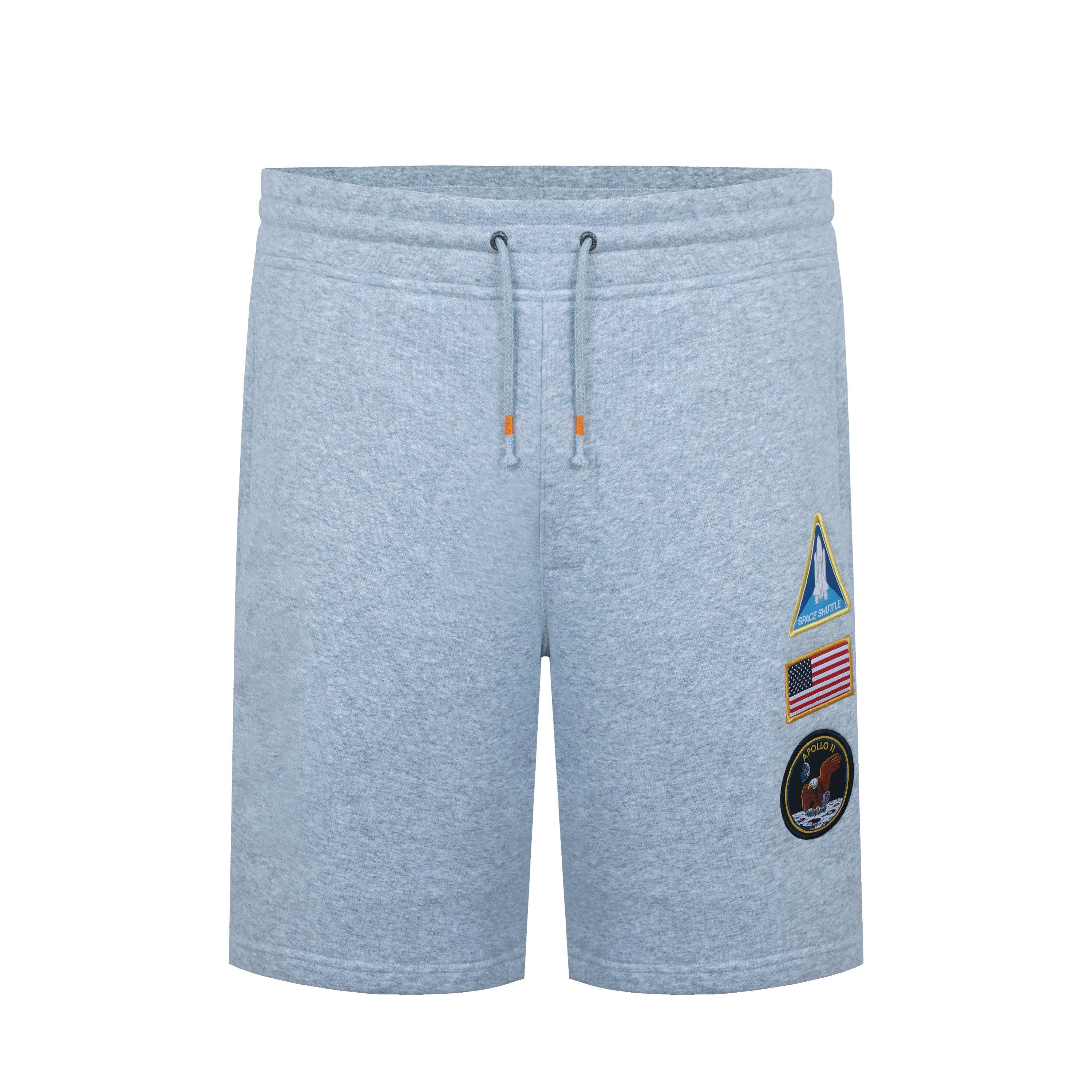 Grey Marl - SoulCal - NASA Shorts - 1