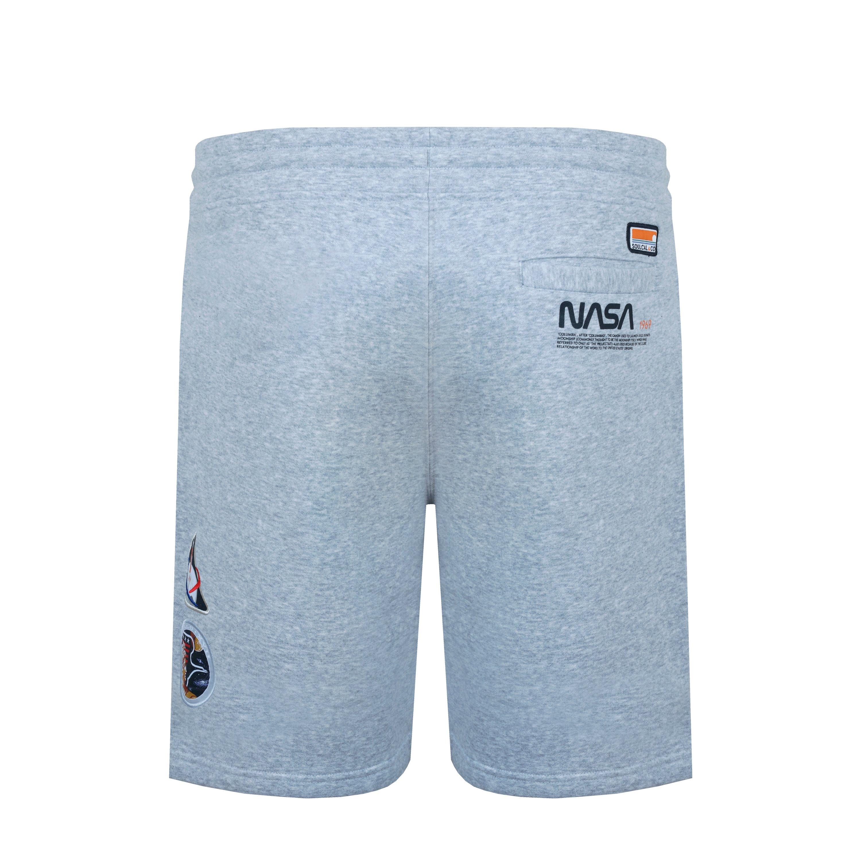 Grey Marl - SoulCal - NASA Shorts - 2
