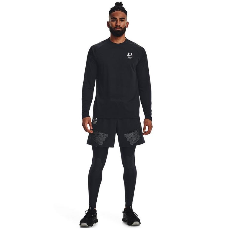 Negro/Gris Halo - Under Armour - Under Armour Armourprint Woven Shorts Mens - 4