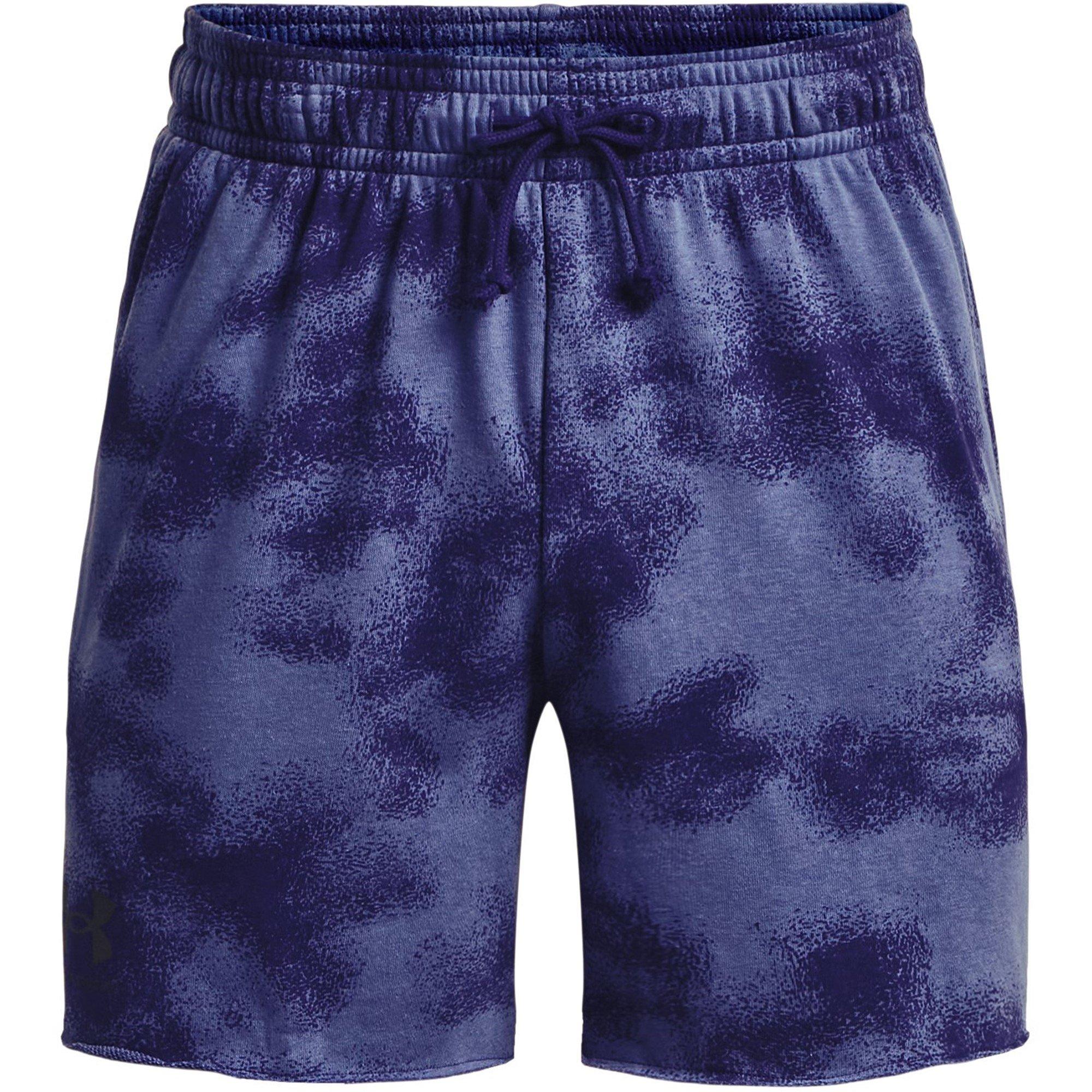 Blue - Under Armour - Rival Terry 6inch Gym Shorts Mens - 1