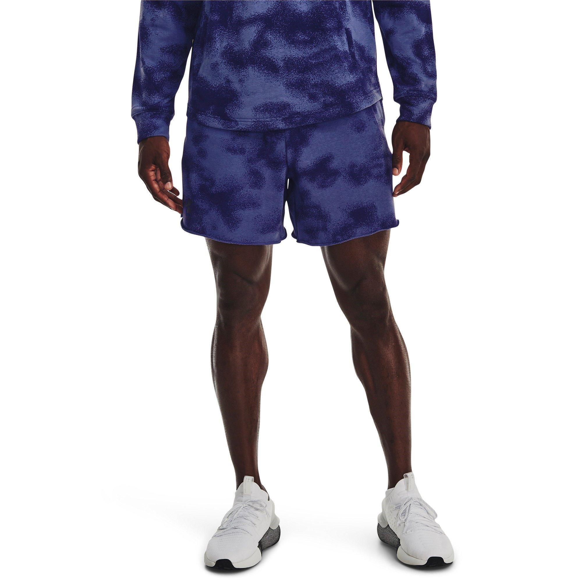 Bleu - Under Armour - Rival Terry 6inch Gym Shorts Mens - 2