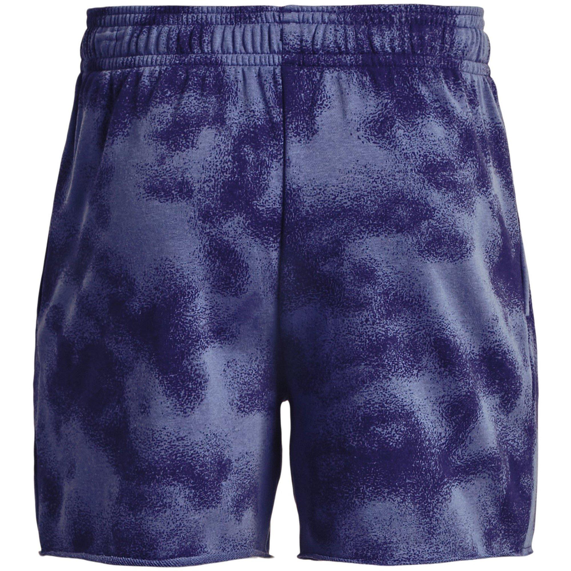 Bleu - Under Armour - Rival Terry 6inch Gym Shorts Mens - 6