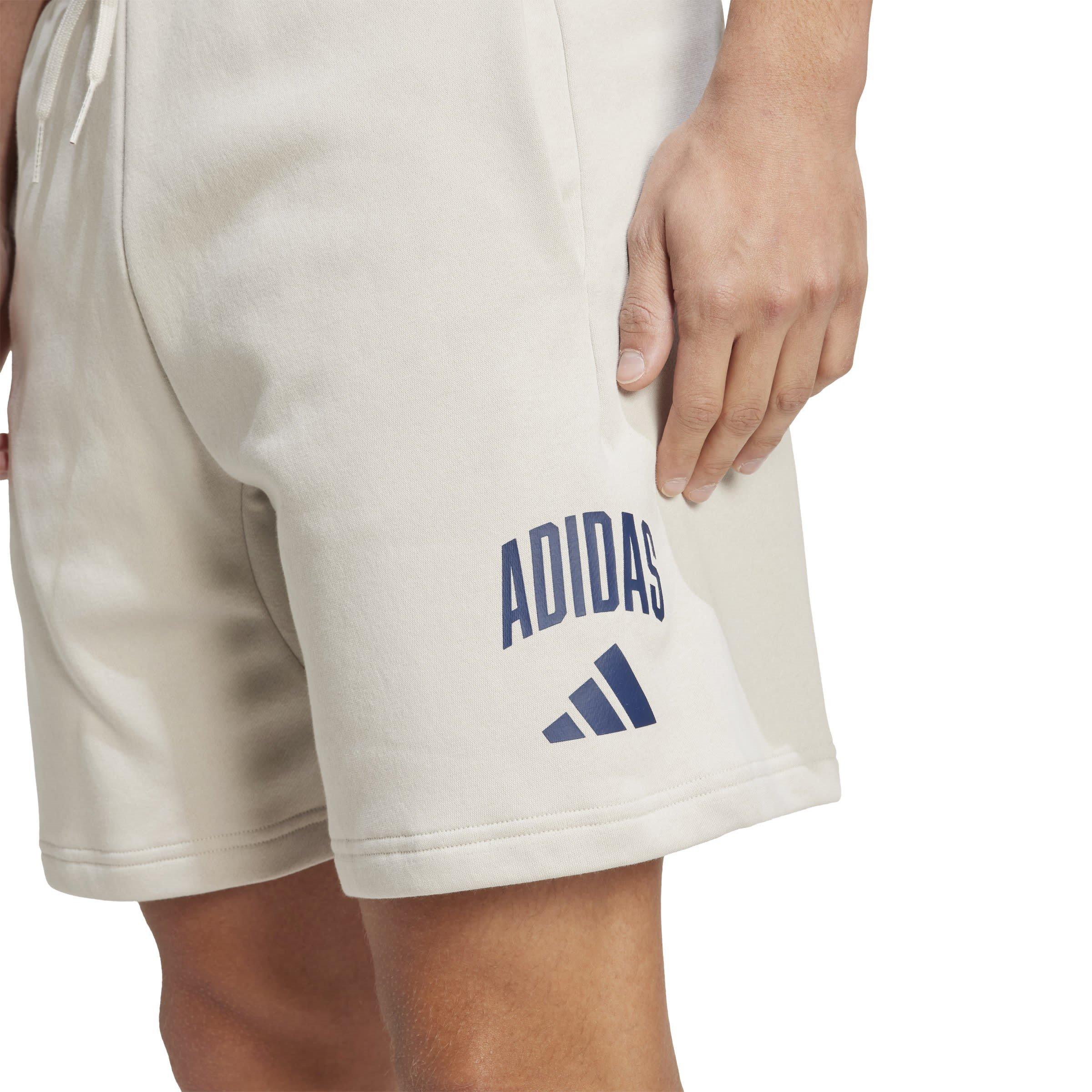 Aluminij/Plava - adidas - Collegiate Jogger Shorts - 5