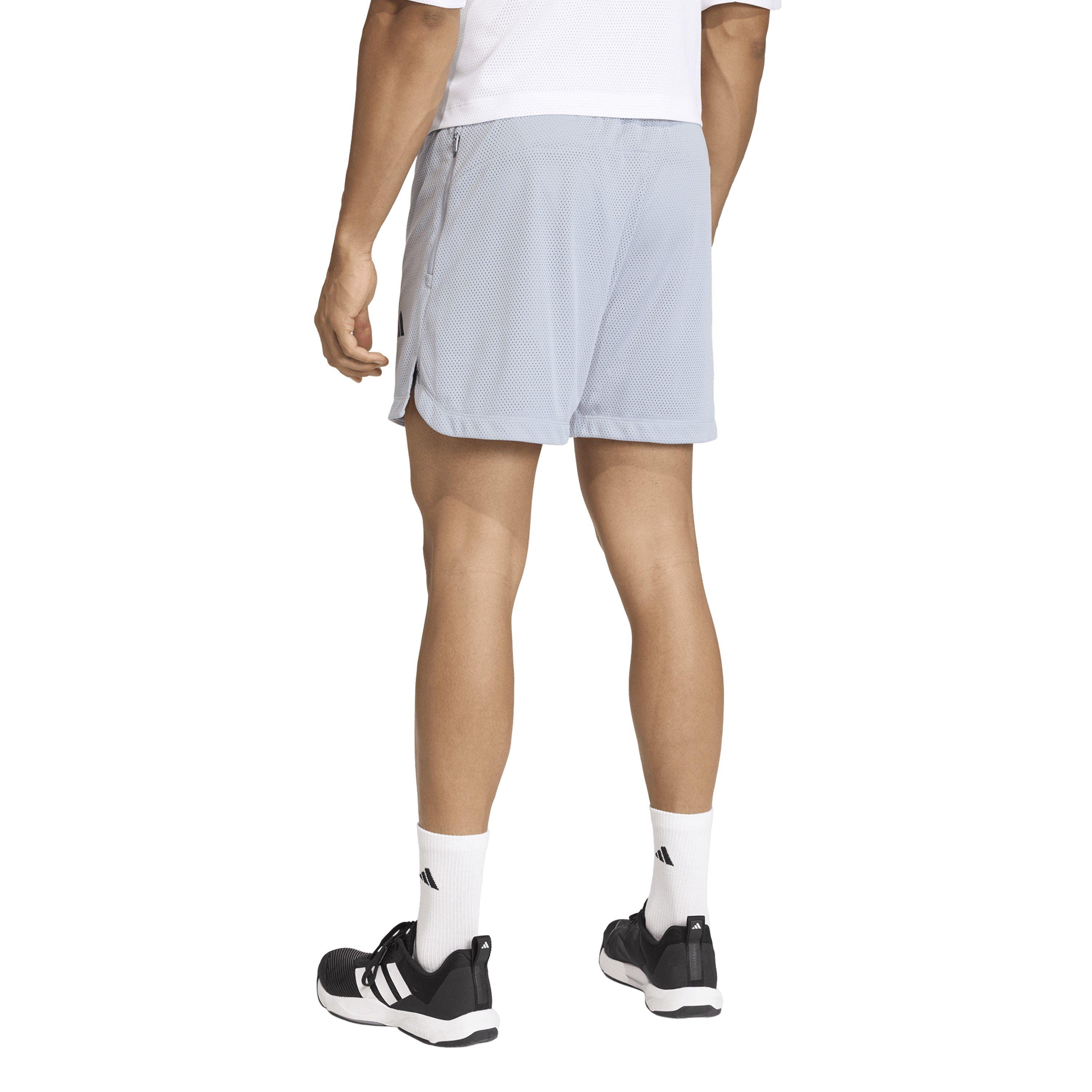 Halo Silver - adidas - Men's Performance Gym Shorts - 2