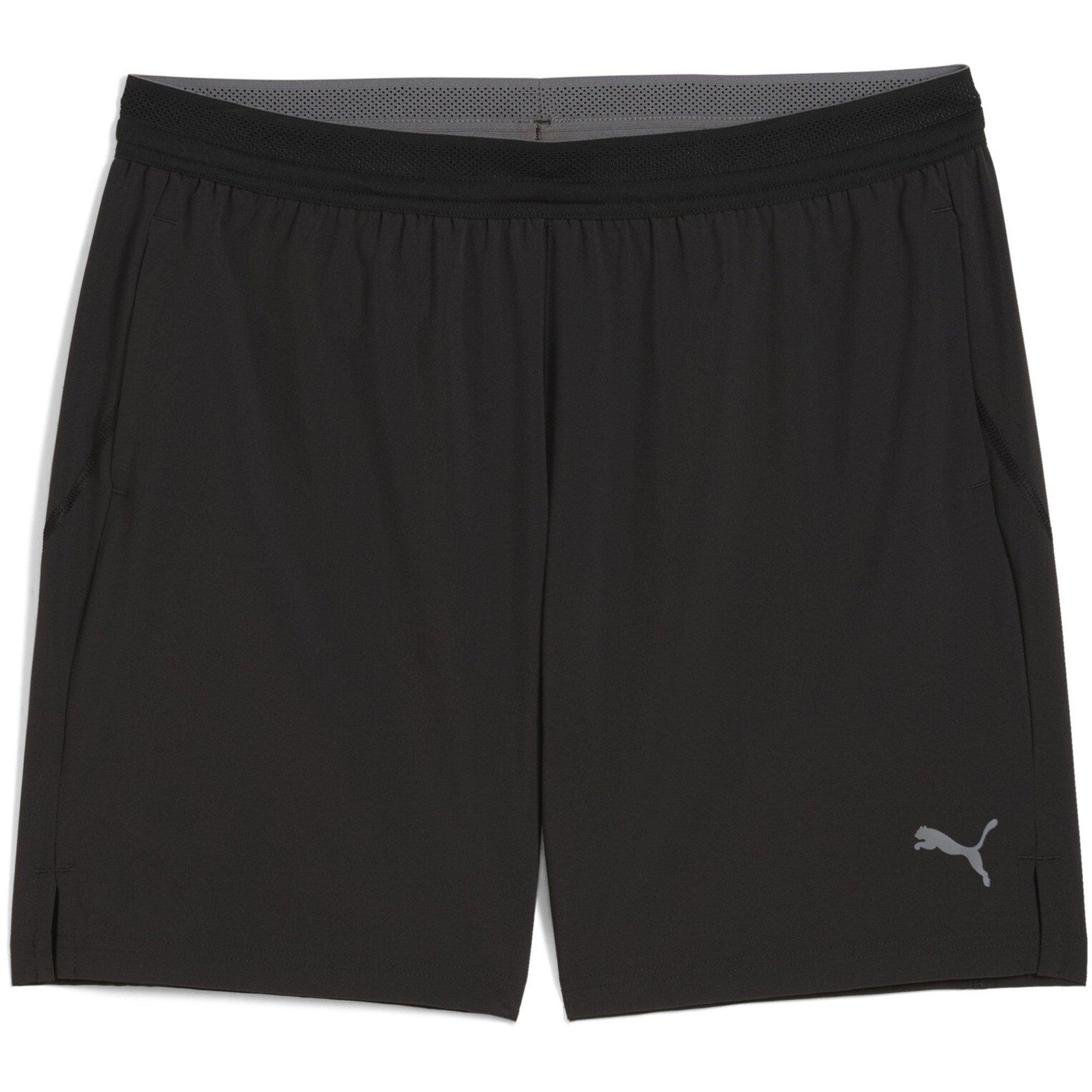 Negro - Puma - Men's Tech Training 5in Stretch Woven Shorts - 1