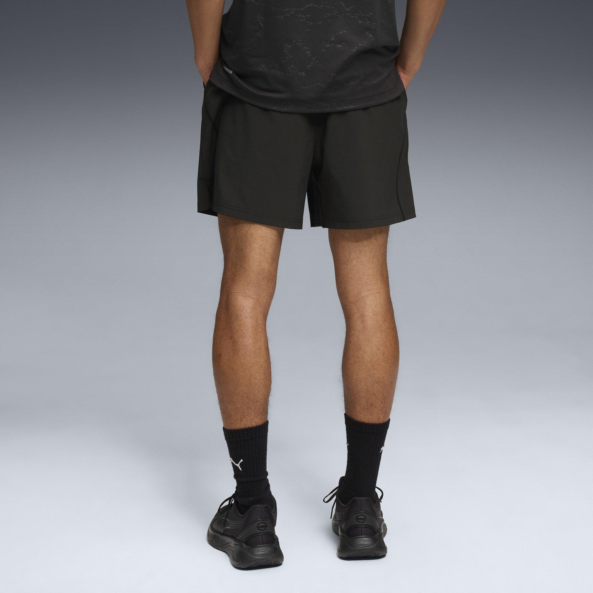 Black - Puma - Men's Tech Training 5in Stretch Woven Shorts - 4